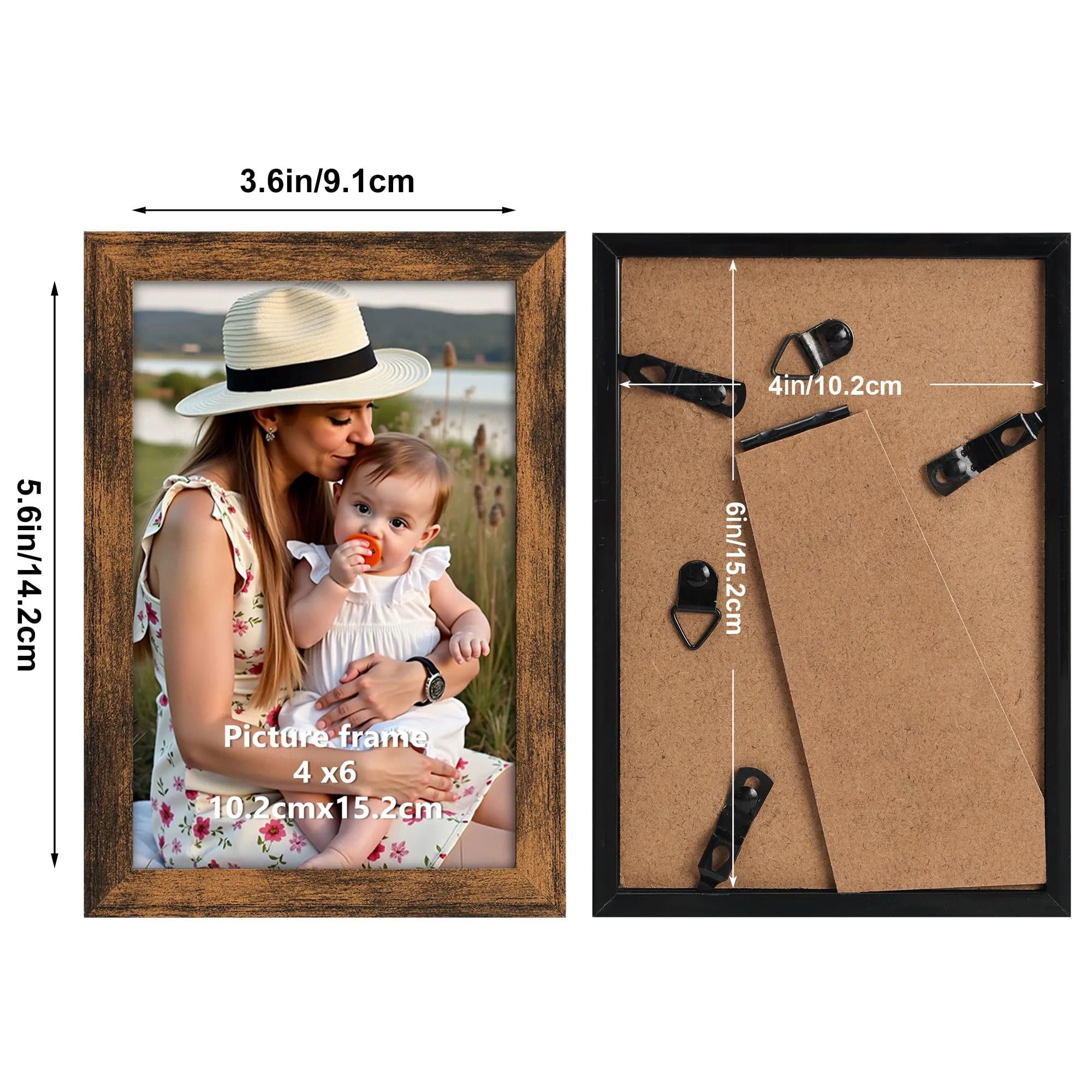 Ditwis Cornice Foto Marrone 10x15 cm - immagine 2