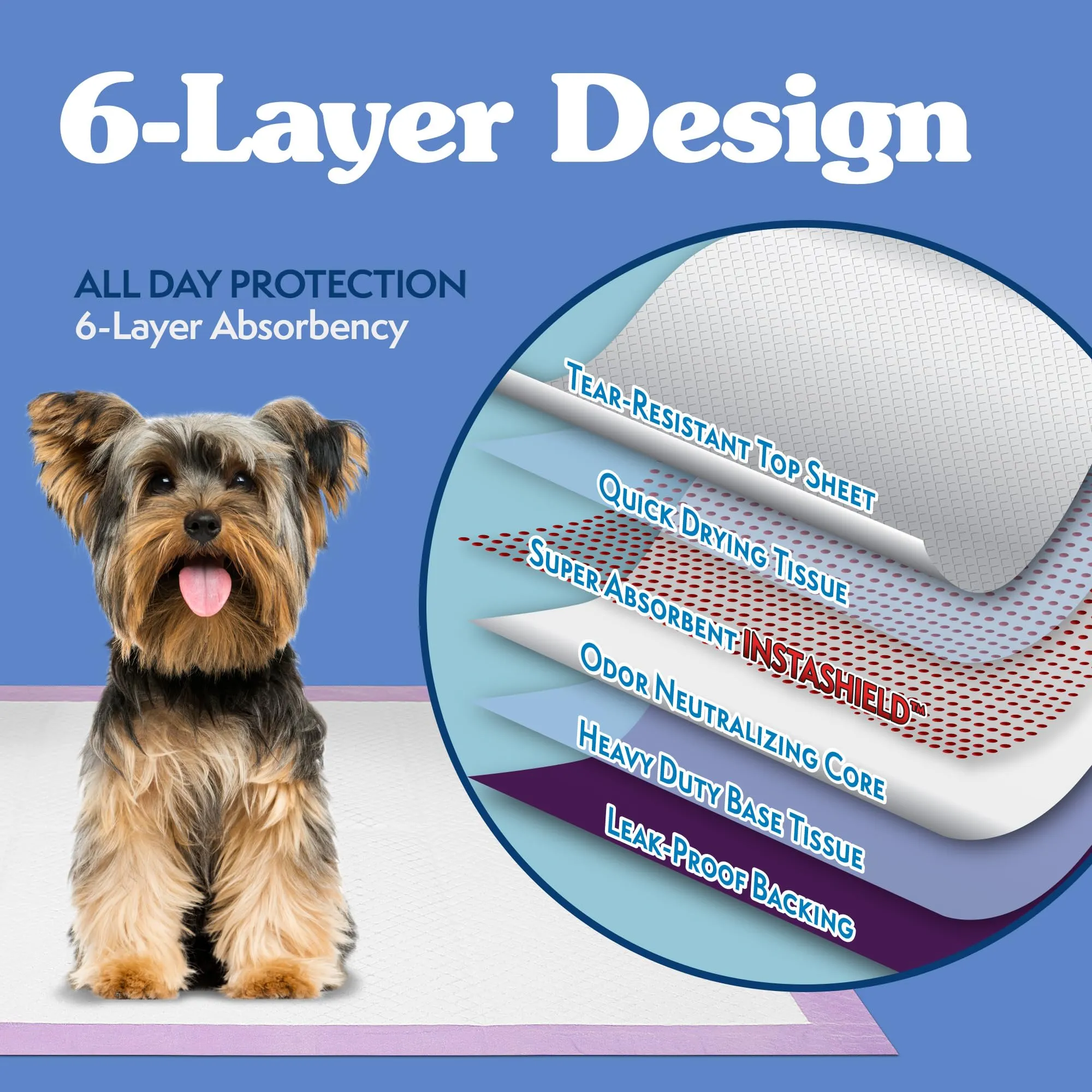 Simple Solution Tappetini Igienici Lavanda per Cani, 100 pz - immagine 2