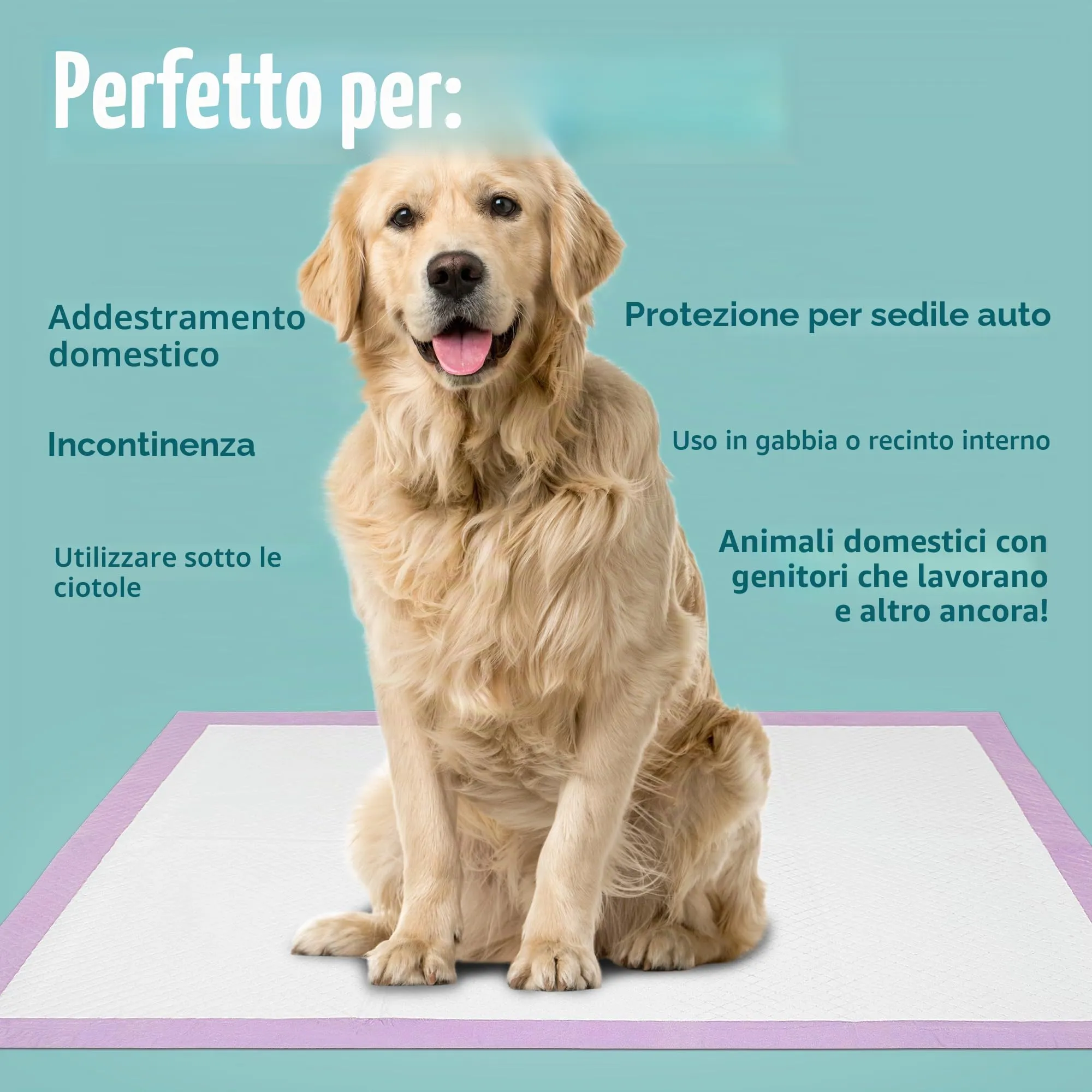 Simple Solution Tappetini Igienici Lavanda per Cani, 100 pz - immagine 3