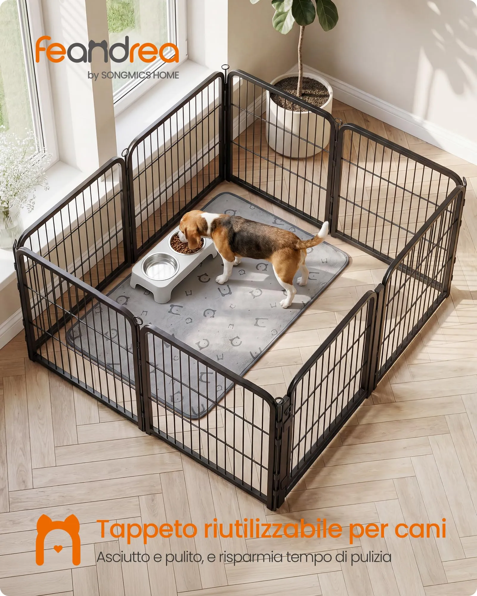 Feandrea Tappeti per Addestramento per Cani, 2 Pezzi, 90 x 60 cm - immagine 2