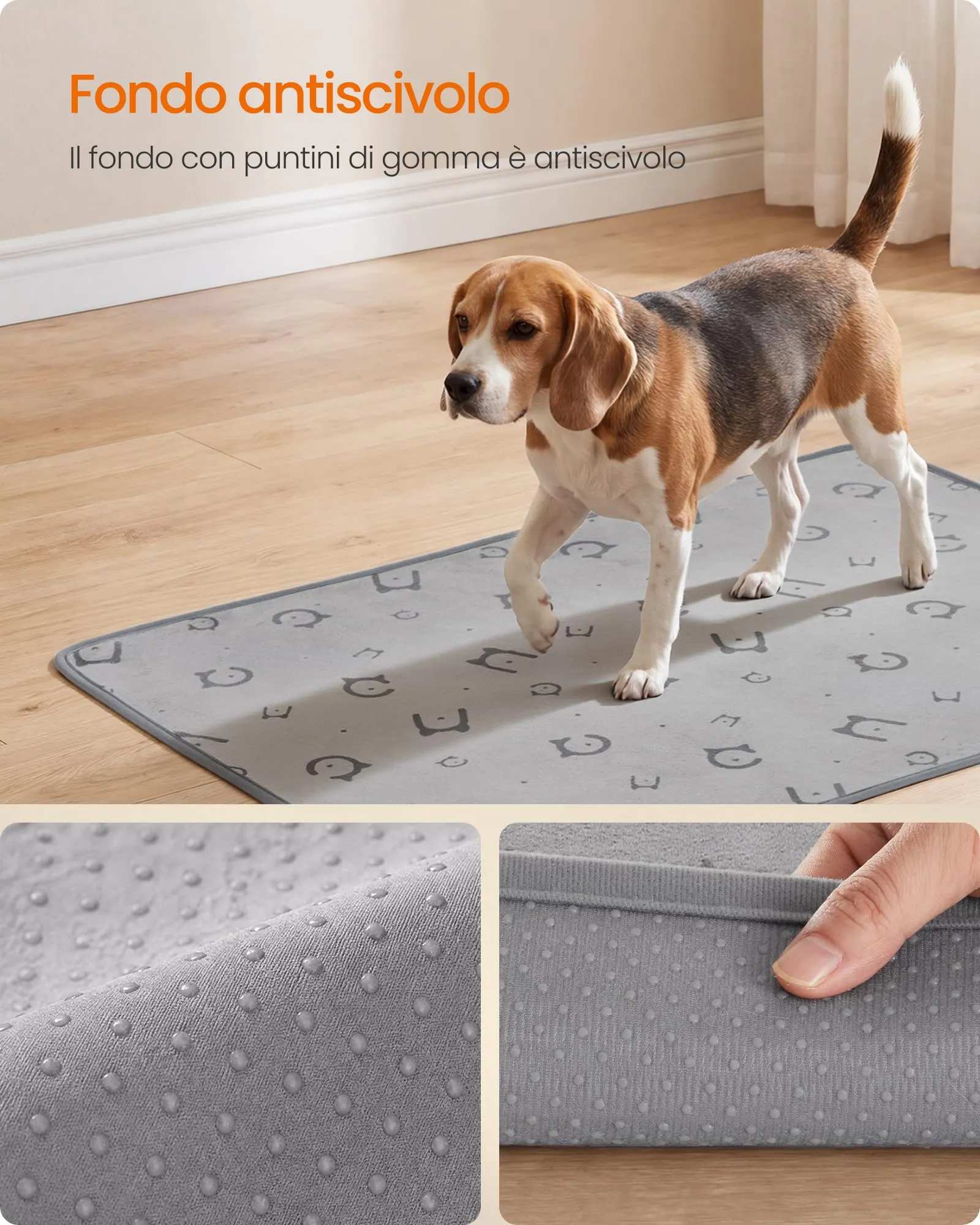 Feandrea Tappeti per Addestramento per Cani, 2 Pezzi, 90 x 60 cm - immagine 7