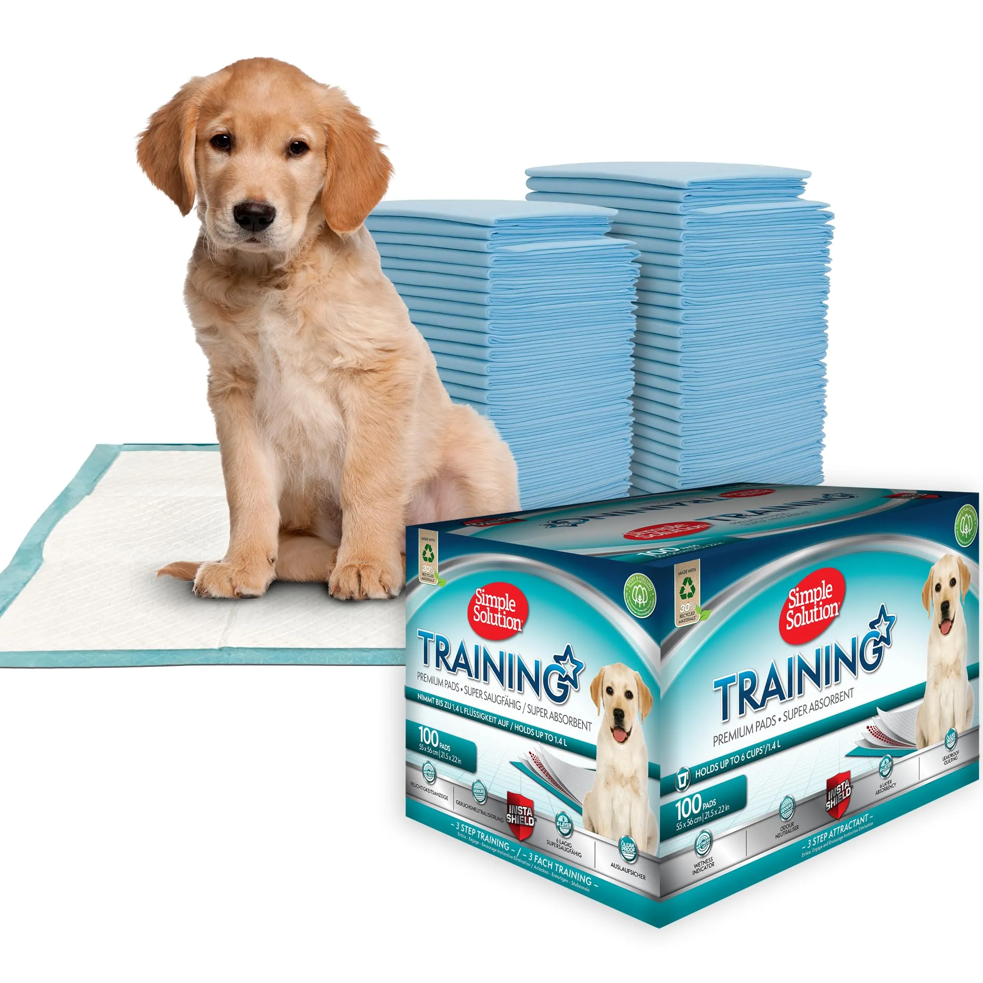 Simple Solution Tappetini Assorbenti per Cani e Cuccioli, 100 Pezzi - immagine 1