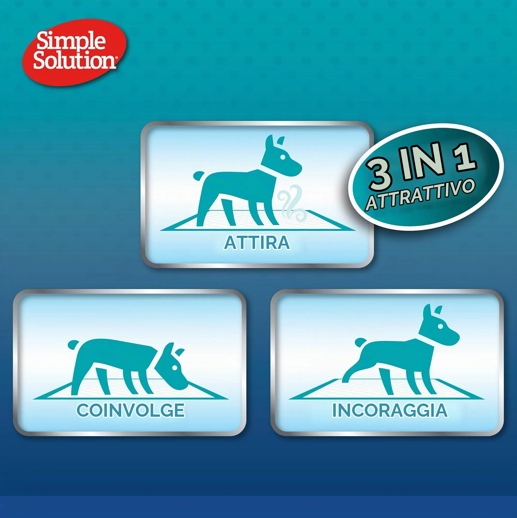 Simple Solution Tappetini Assorbenti per Cani e Cuccioli, 100 Pezzi - immagine 4