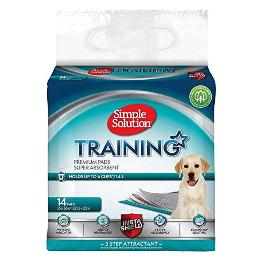 Simple Solution Tappetini Assorbenti per Addestramento Cani e Cuccioli, 14 pz. - immagine 1