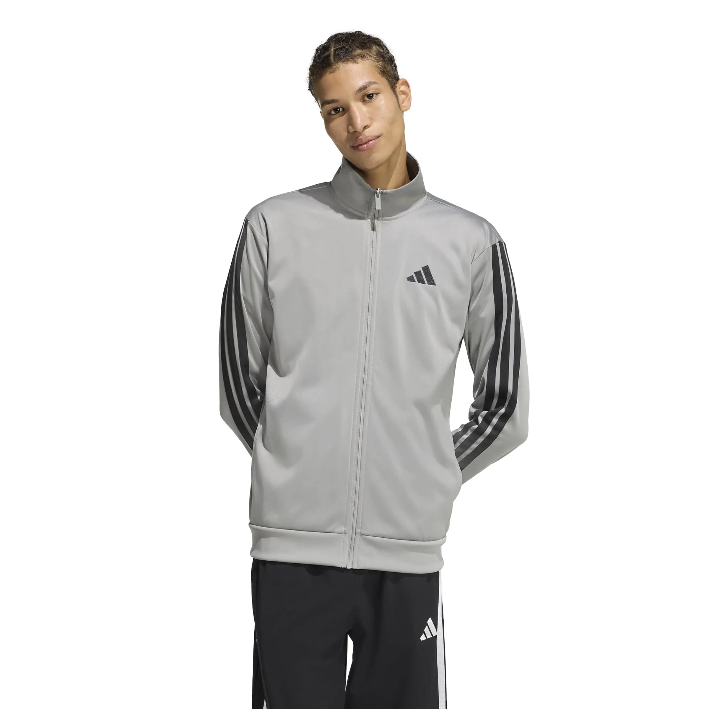 adidas Essentials Big Logo Single Jersey Tee, Grey, XXL - immagine 1