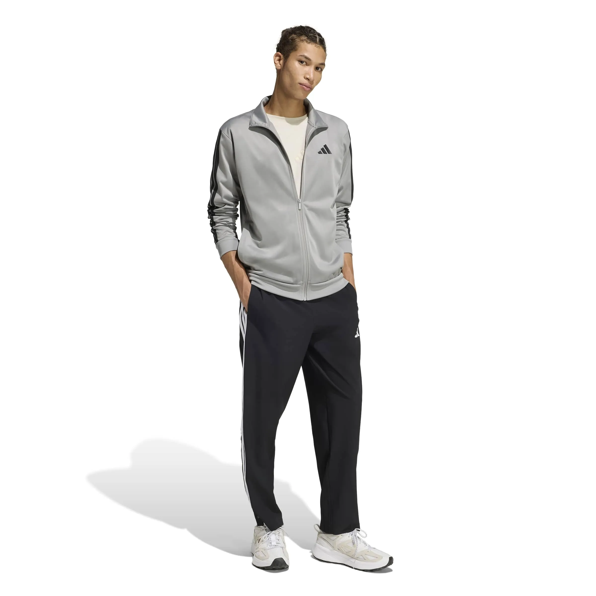 adidas Essentials Big Logo Single Jersey Tee, Grey, XXL - immagine 2