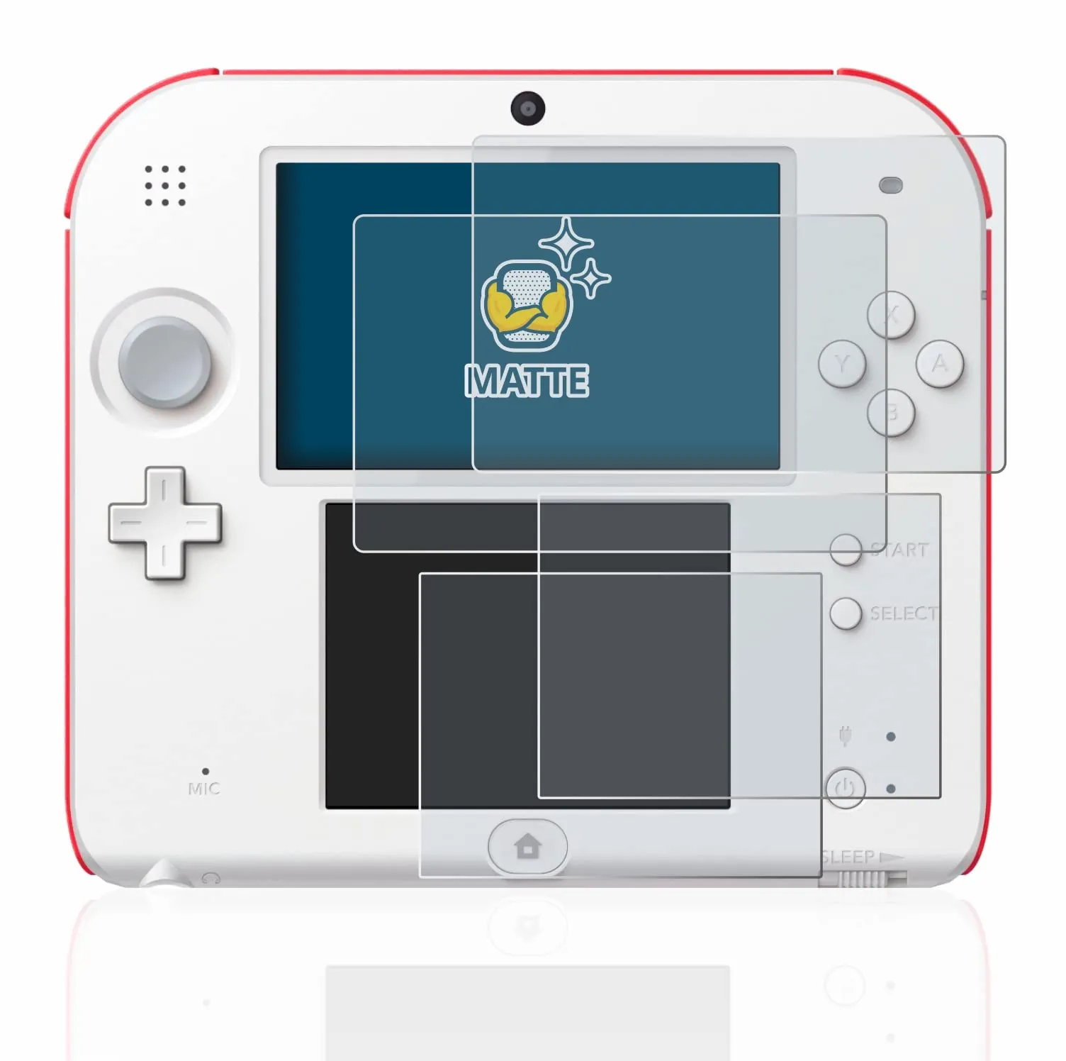 Brotect Pellicola Protettiva Opaca per Nintendo 2DS (2 Pezzi) - immagine 2
