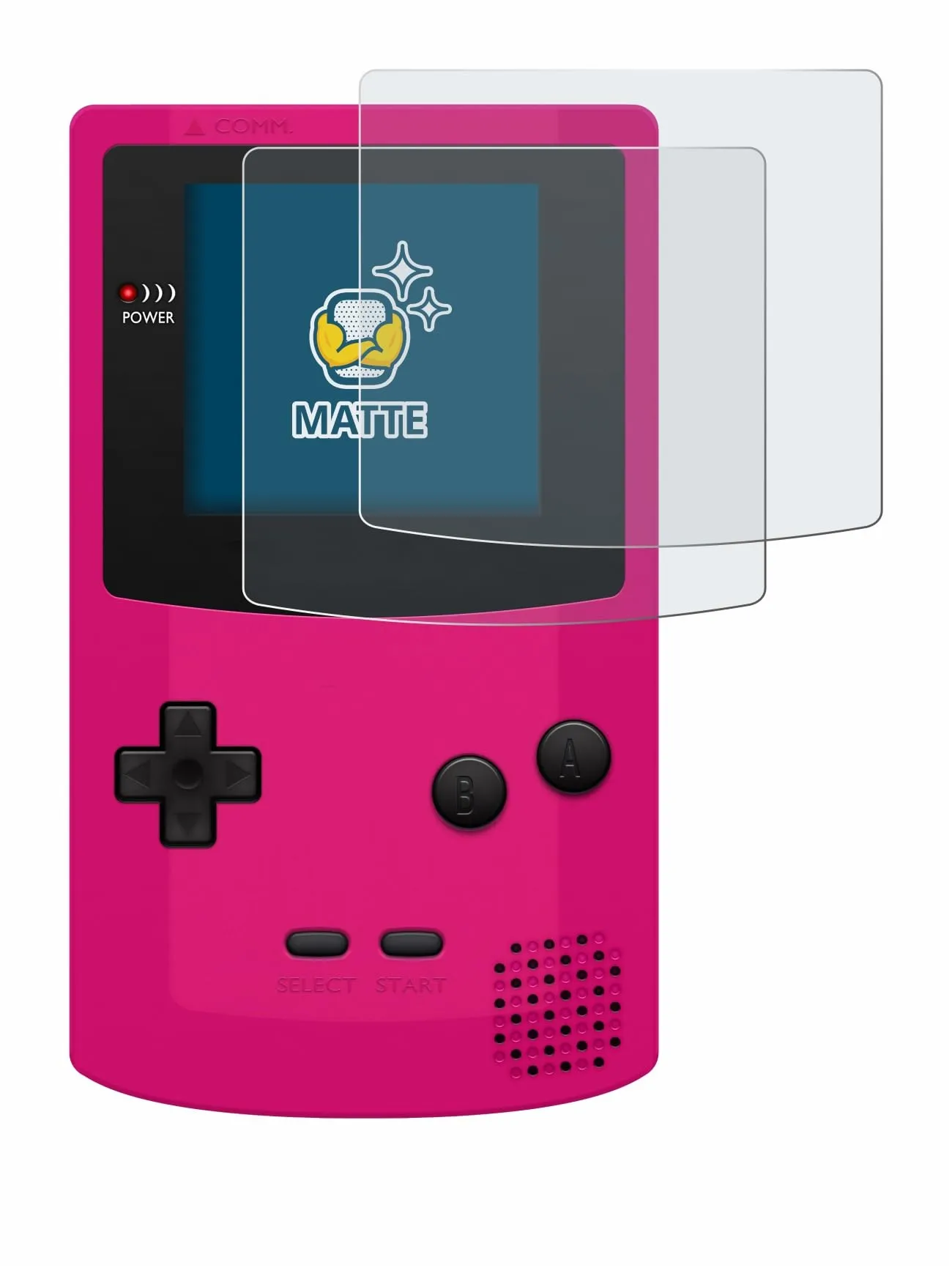 brotect Pellicola Protettiva Opaca per Nintendo Gameboy Color (2 Pezzi) - immagine 2