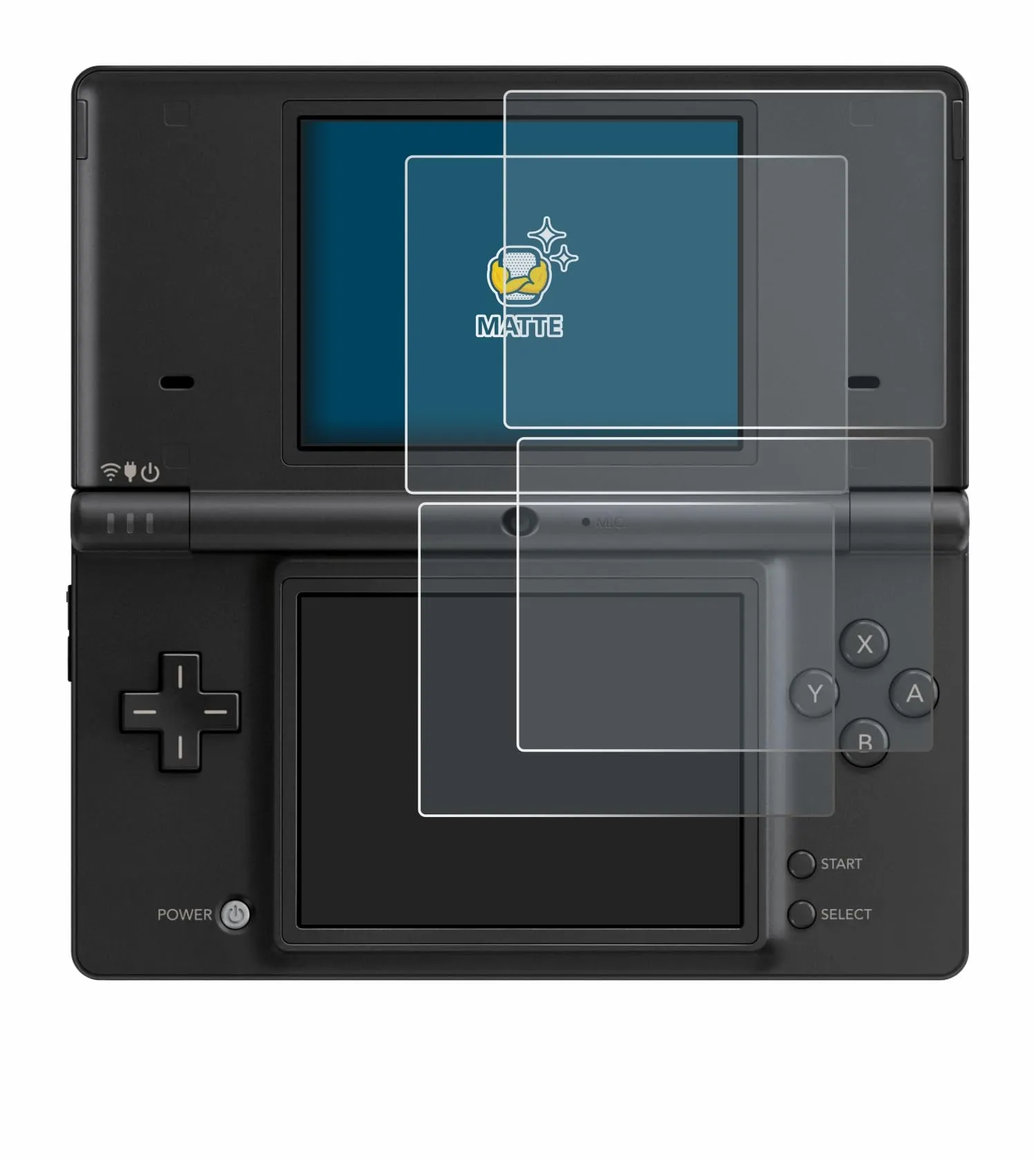 brotect Pellicola Protettiva Opaca per Nintendo DSi (2 Pezzi) - immagine 2