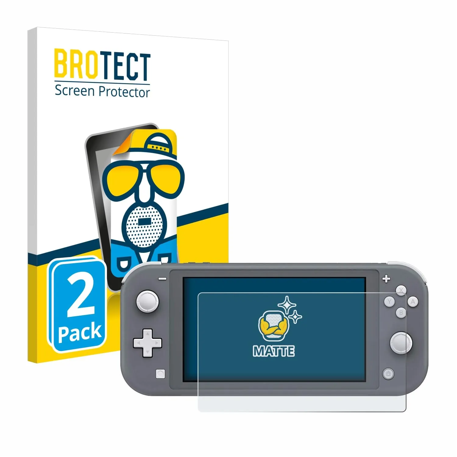 brotect Pellicola Protettiva Opaca per Nintendo Switch Lite (2 Pezzi) - immagine 1