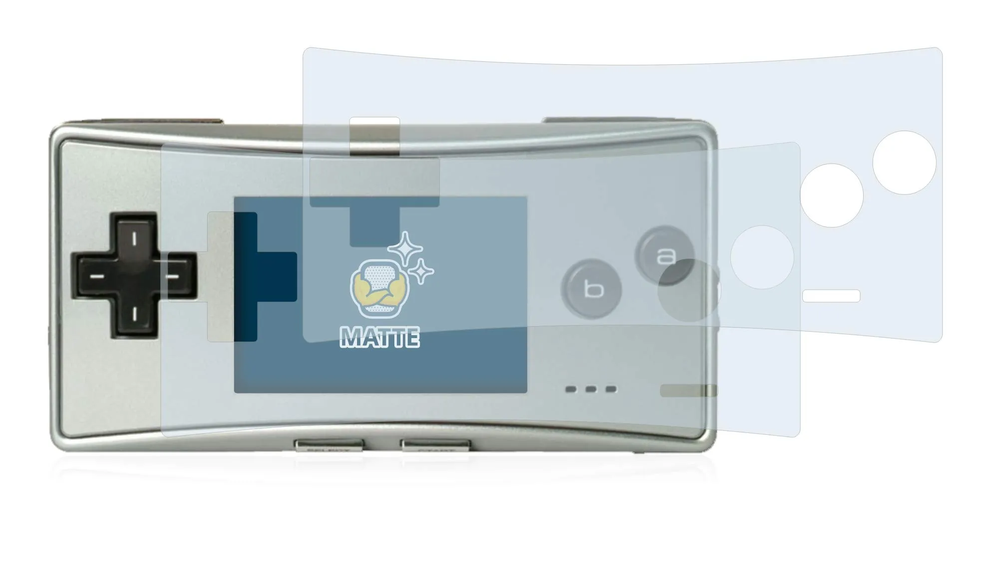 brotect Pellicola Protettiva Opaca per Nintendo Gameboy Micro (2 Pezzi) - immagine 2