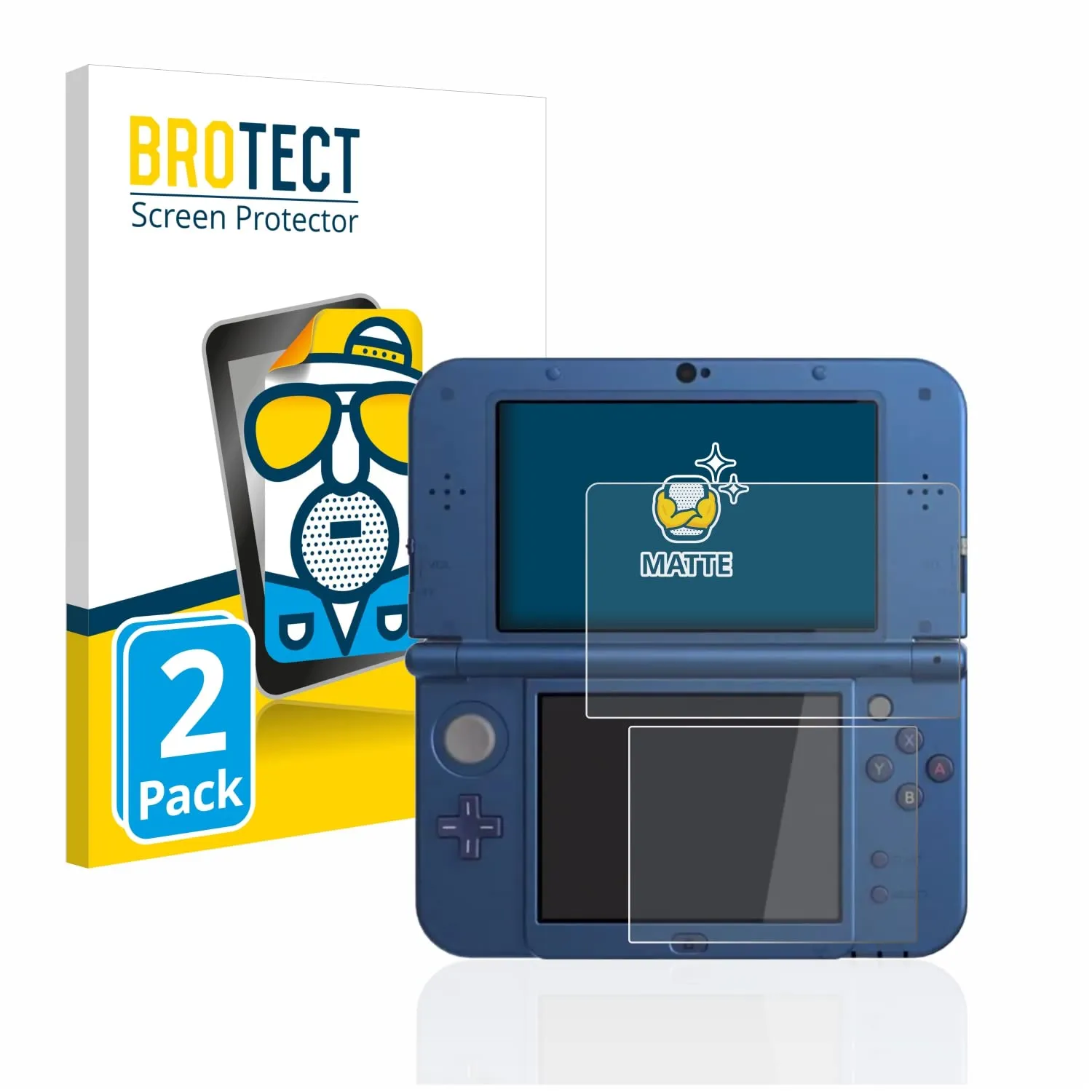 Brotect Pellicola Protettiva Opaca per Nintendo New 3DS XL (2 Pezzi) - immagine 1