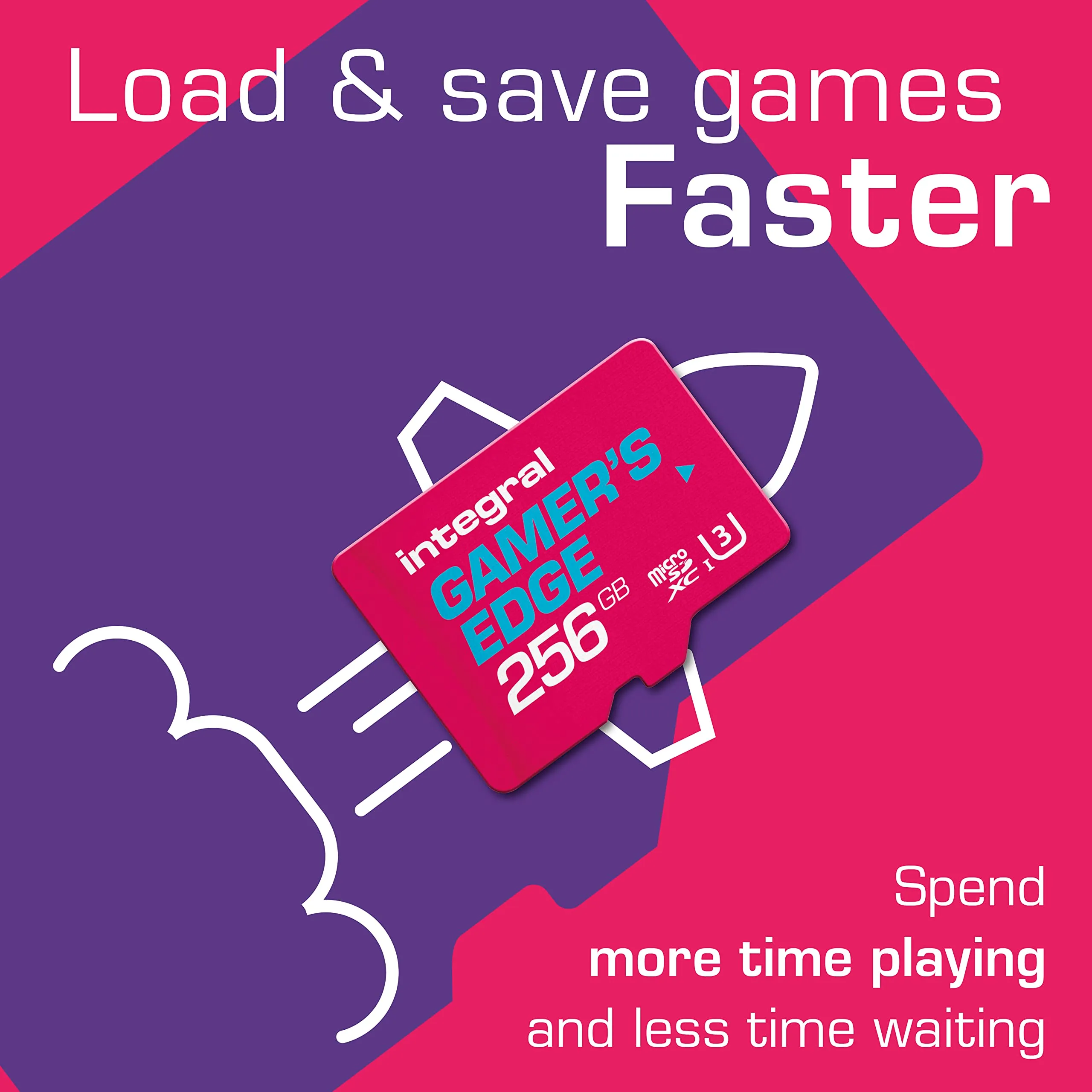 Integral Gamer's Edge micro SD 256GB per Nintendo Switch, Switch Lite e Switch OLED - immagine 3