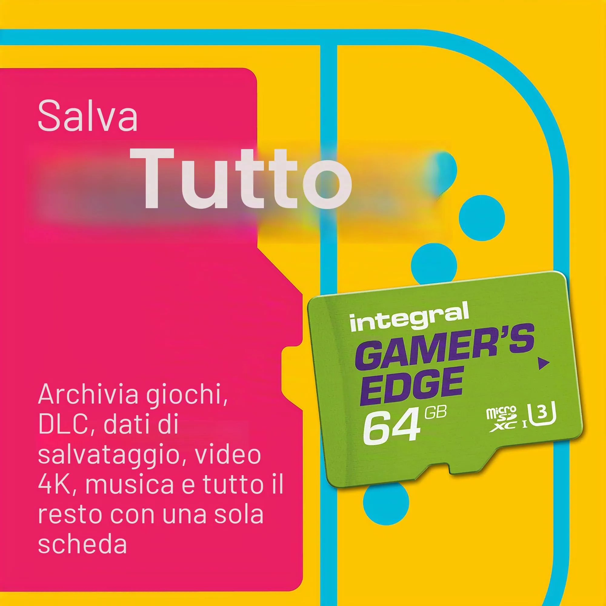 Integral Gamer's Edge Micro SD 64GB for Nintendo Switch, Switch Lite and Switch OLED - immagine 4