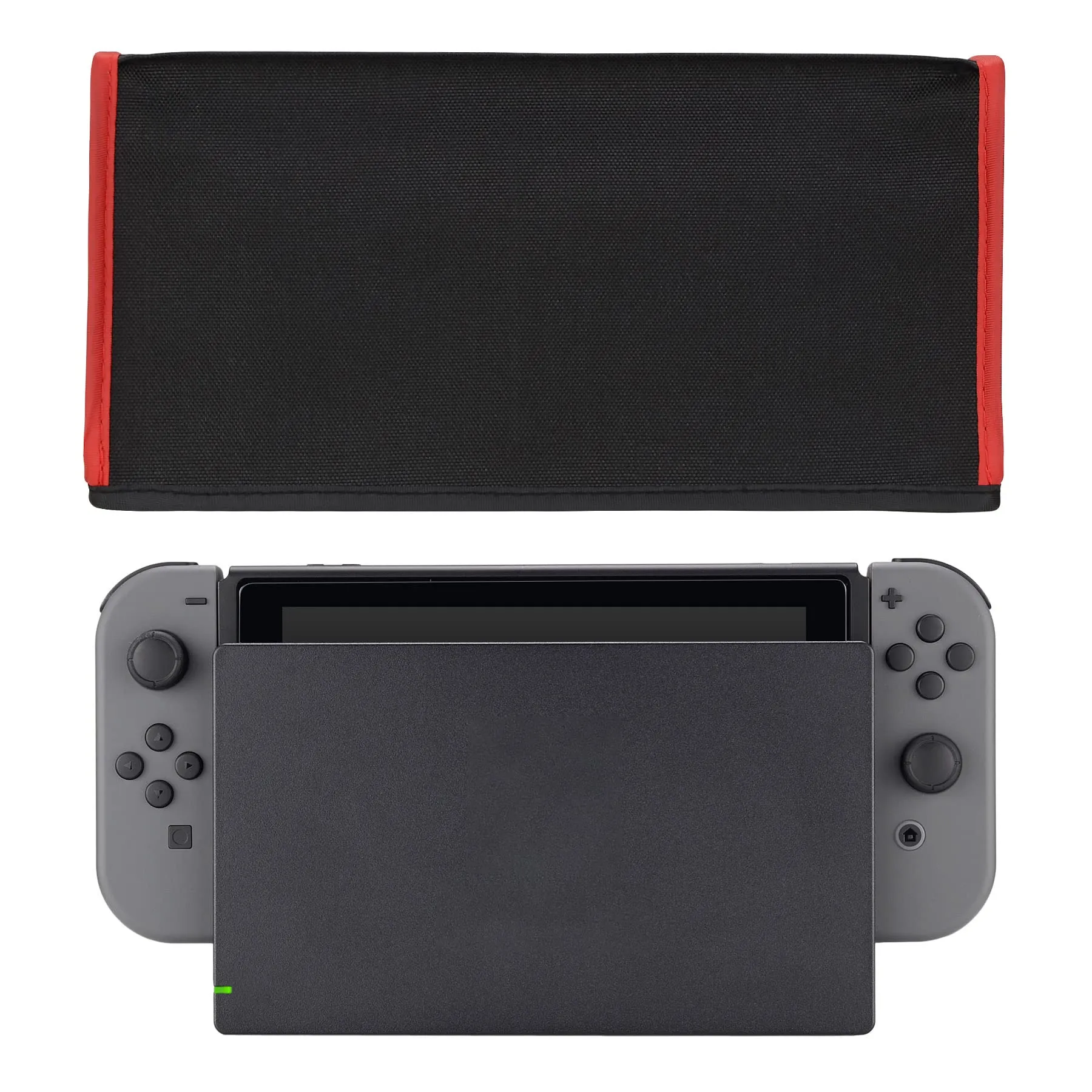 playvital Cover Antipolvere per Nintendo Switch e OLED, Nero&Rosso - immagine 5