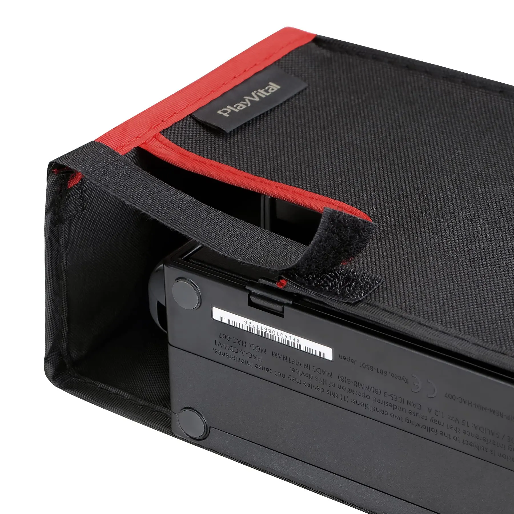 playvital Cover Antipolvere per Nintendo Switch e OLED, Nero&Rosso - immagine 6
