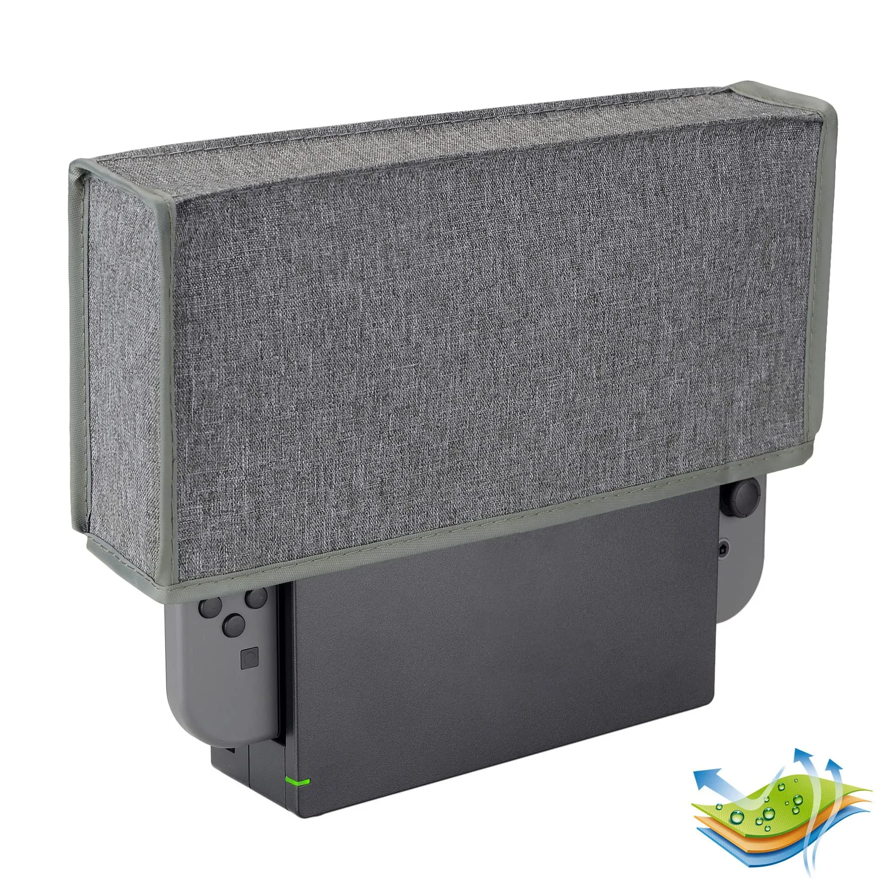 playvital Cover Antipolvere per Nintendo Switch e OLED, Grigio - immagine 9