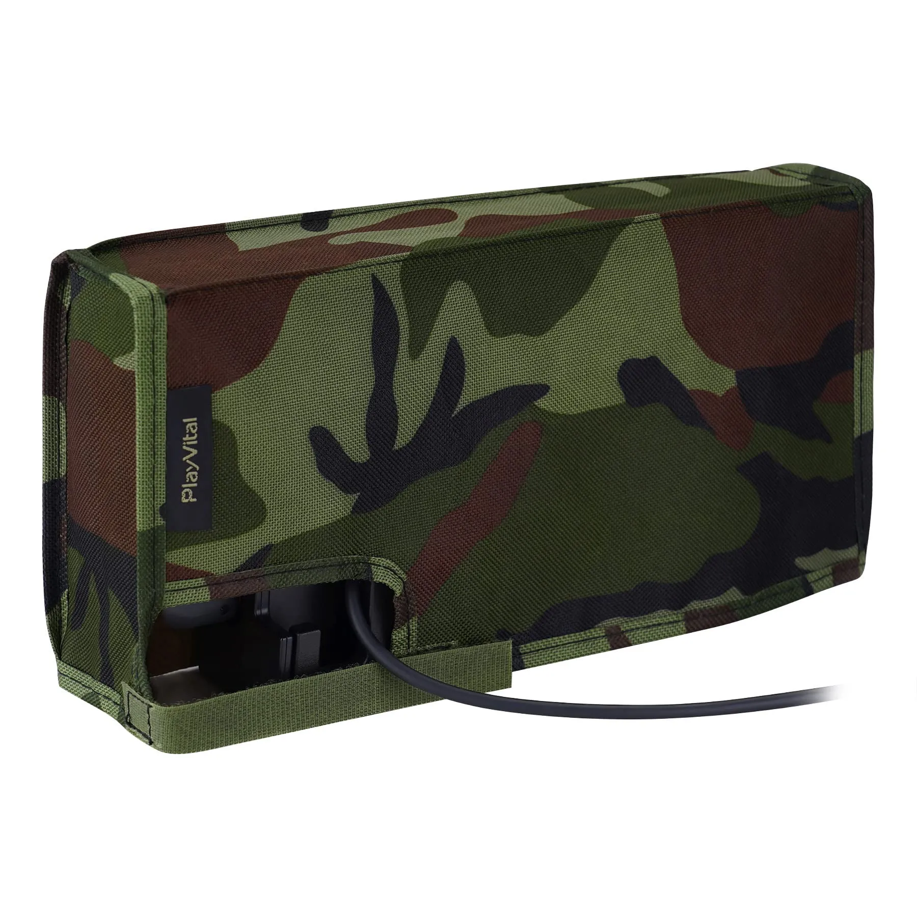 playvital Cover Antipolvere per Nintendo Switch e OLED, Mimetica Forestale - immagine 4