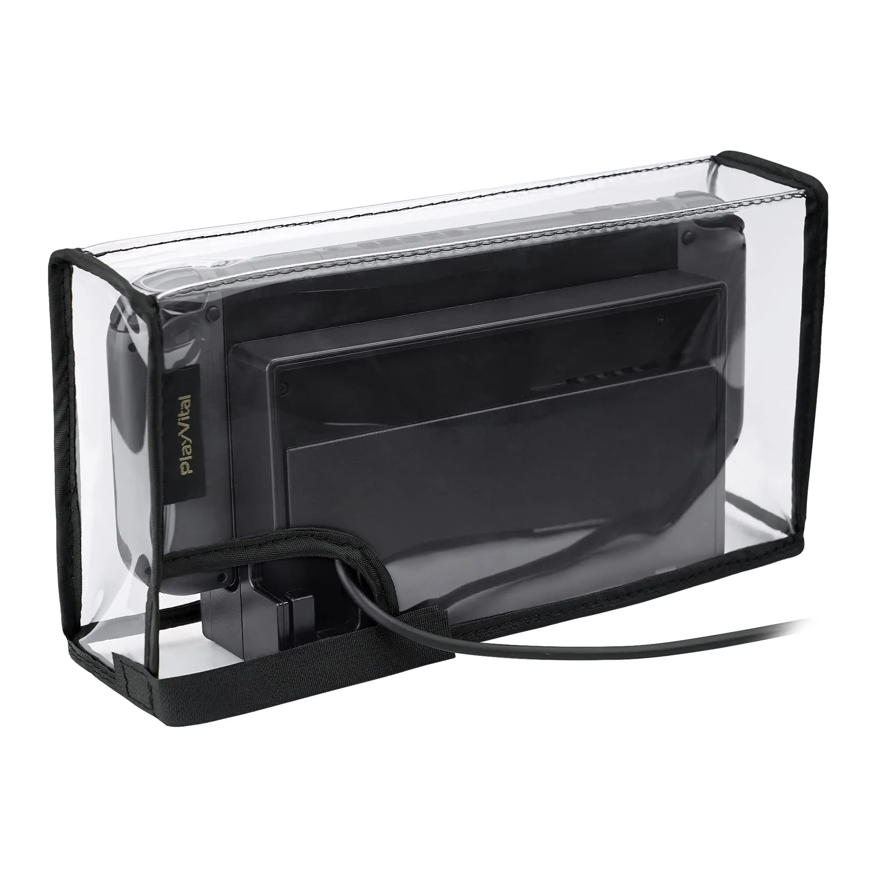 PlayVital Cover Antipolvere per Nintendo Switch e OLED, Trasparente - immagine 3