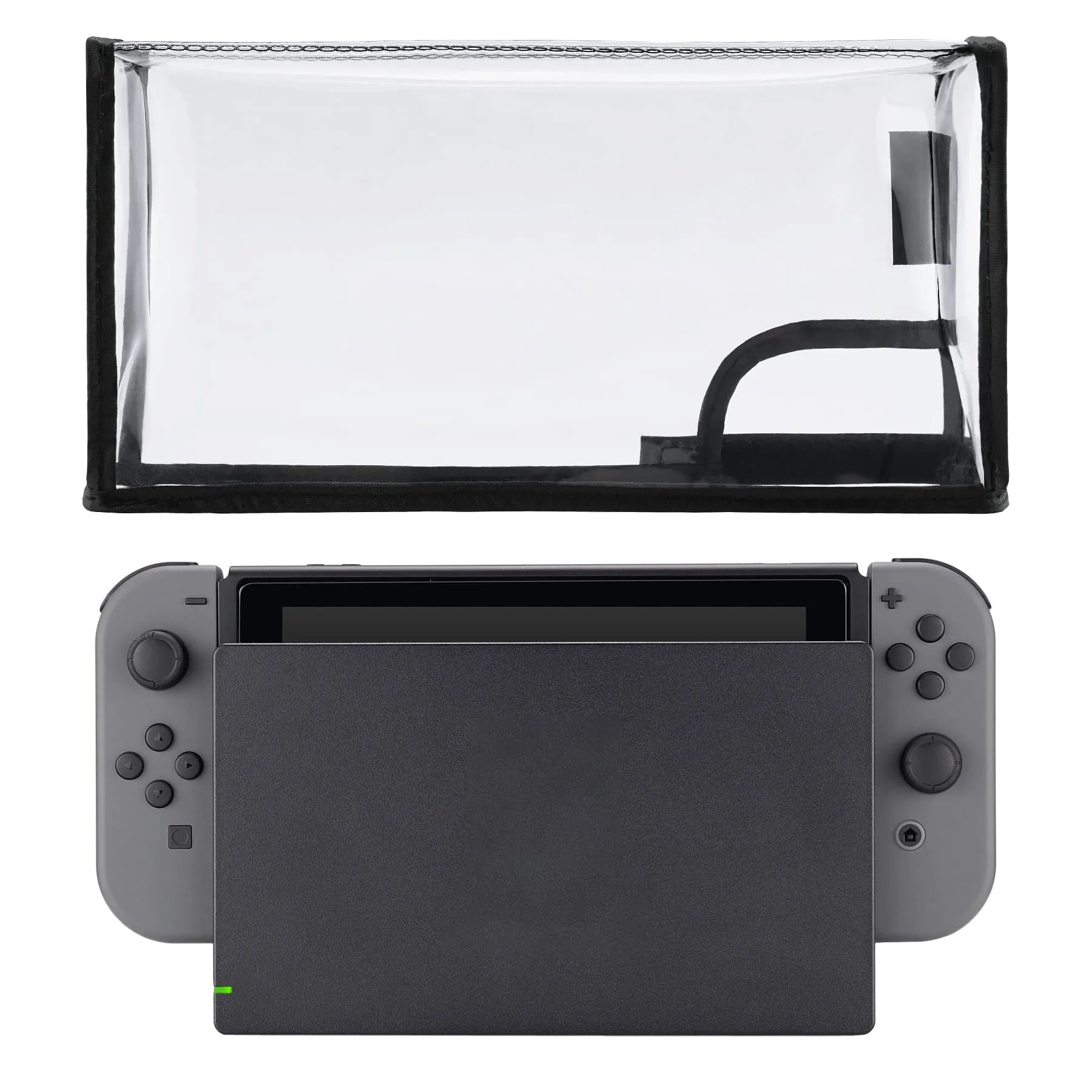 PlayVital Cover Antipolvere per Nintendo Switch e OLED, Trasparente - immagine 4