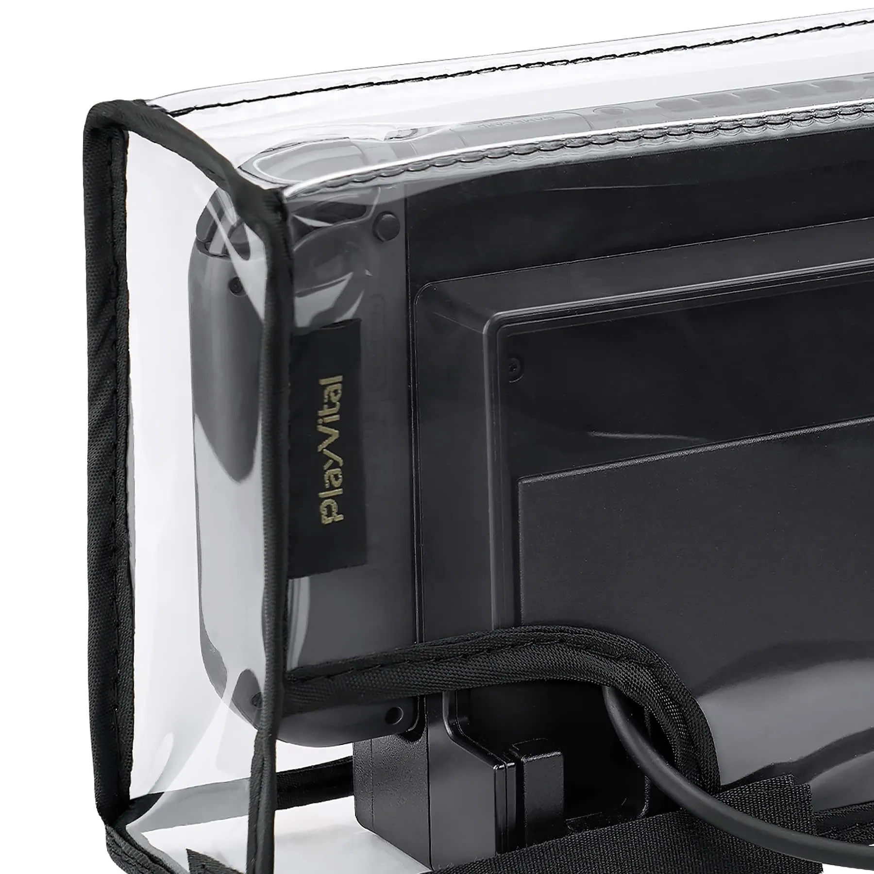 PlayVital Cover Antipolvere per Nintendo Switch e OLED, Trasparente - immagine 6