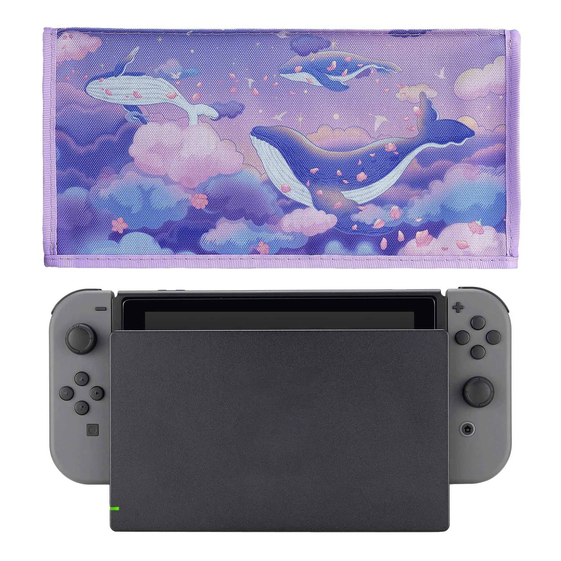 playvital Cover Antipolvere per Nintendo Switch e OLED, Balena nel Sogno - immagine 5