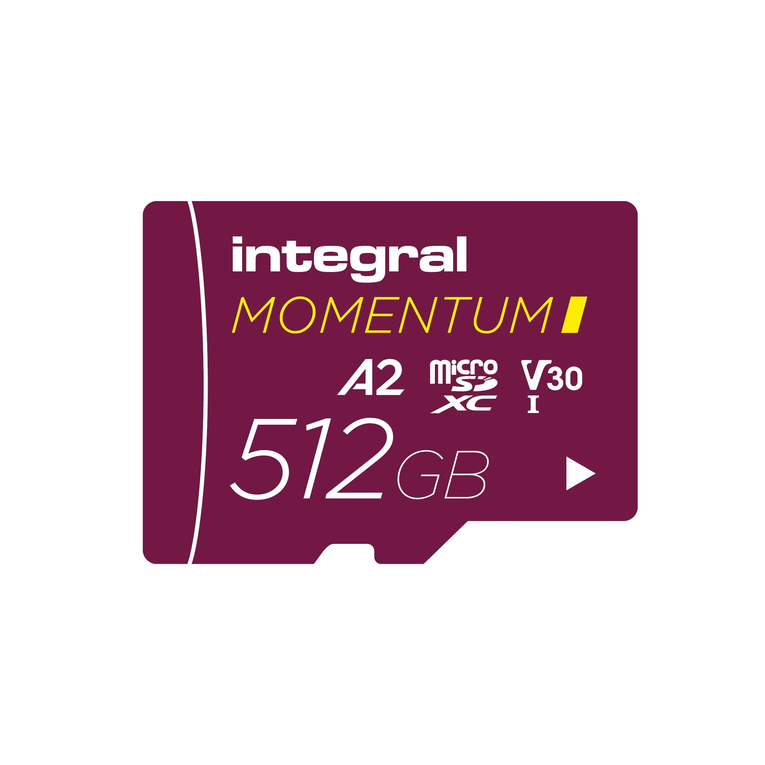 Integral Momentum I microSDXC 512GB, 210 MB/s Lettura, 180 MB/s Scrittura, V30, U3, A2 - immagine 1