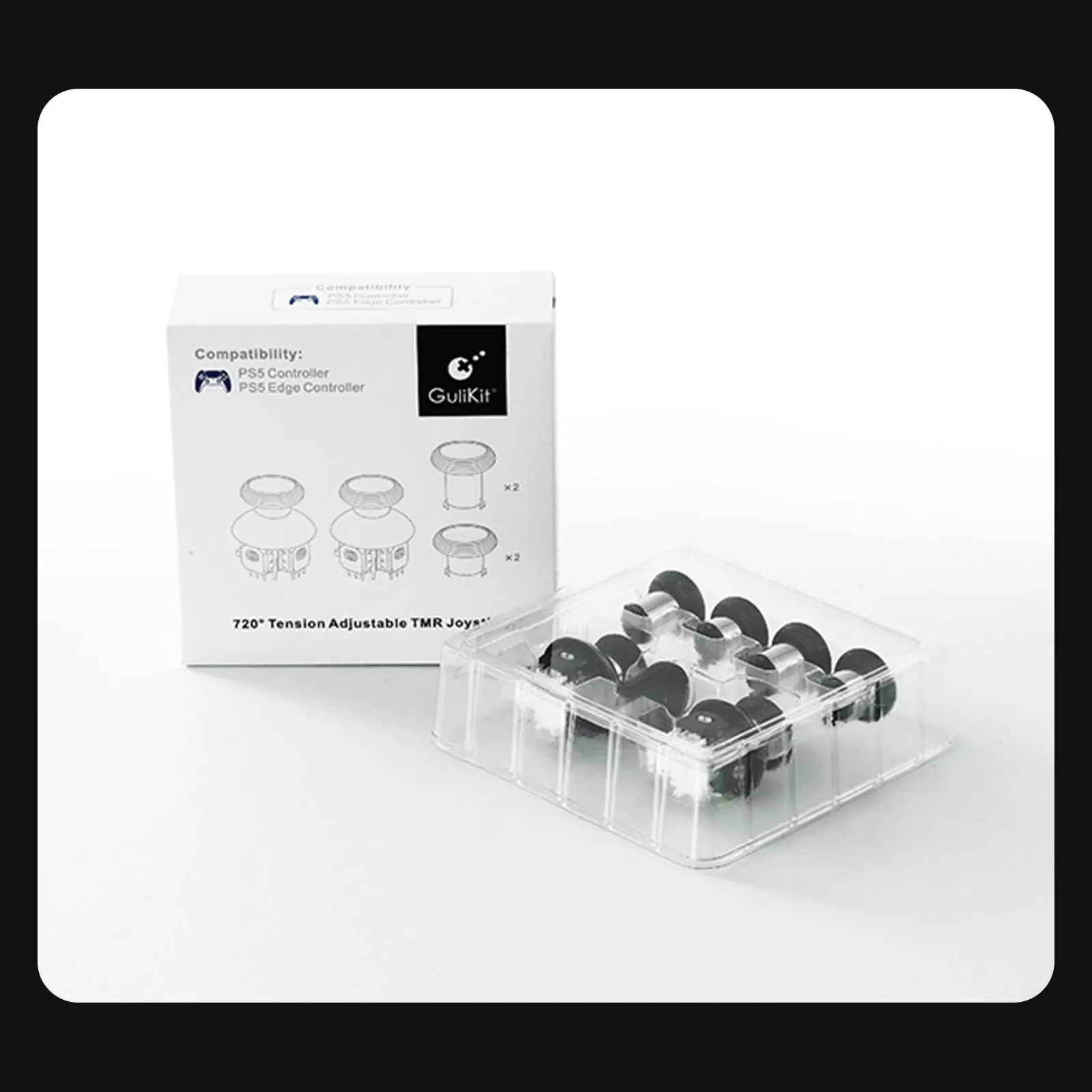 GuliKit TMR Adjustable 720° Joysticks for PS5 DualSense and DualSense Edge Controllers - immagine 6