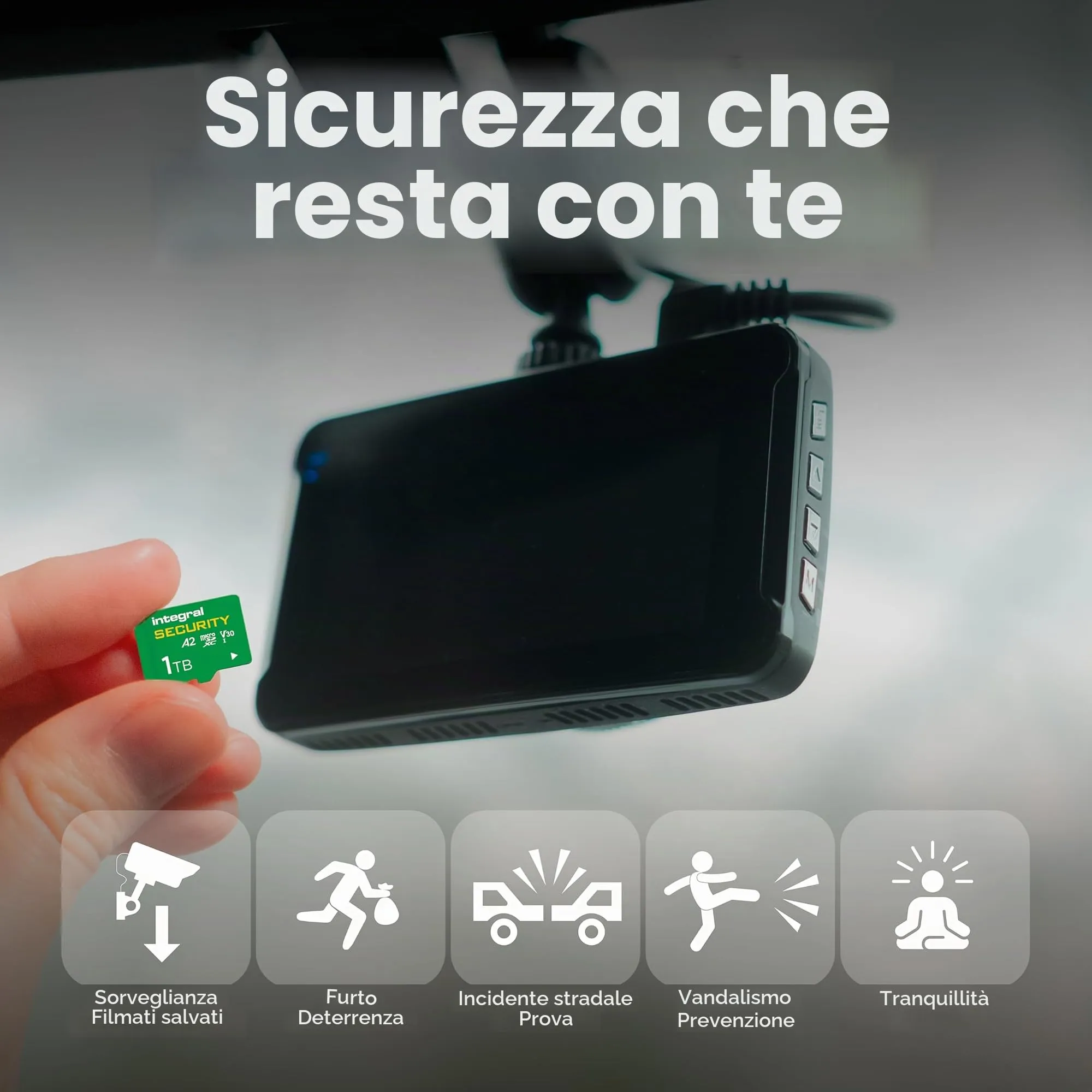 Integral Scheda microSDXC 128 GB ad alta resistenza, UHS-I V30 U3 A2 CL10 - immagine 4