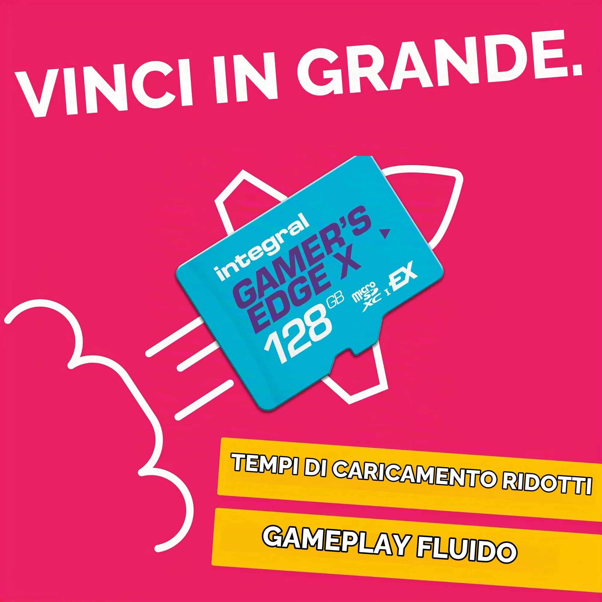 Integral Edge X Micro SD Express 128GB per Nintendo Switch 2, NVMe PCIe, A1 - immagine 4