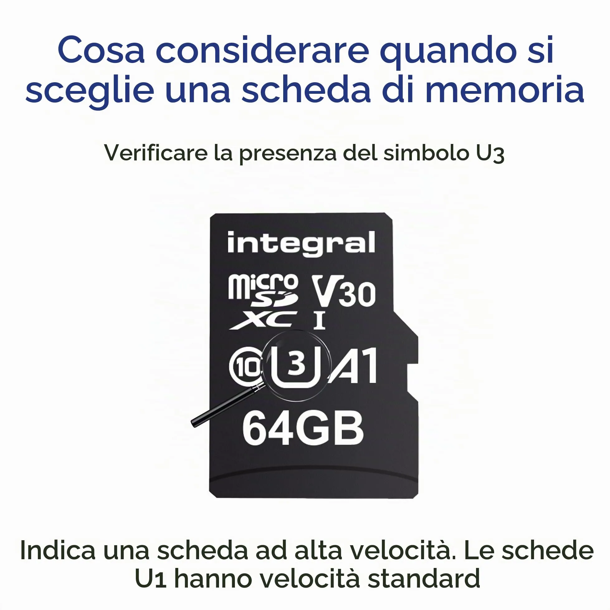 Integral microSD 64GB UHS-I U3 V30 Class 10 A1 (100 MB/s Read, 50 MB/s Write) - immagine 2