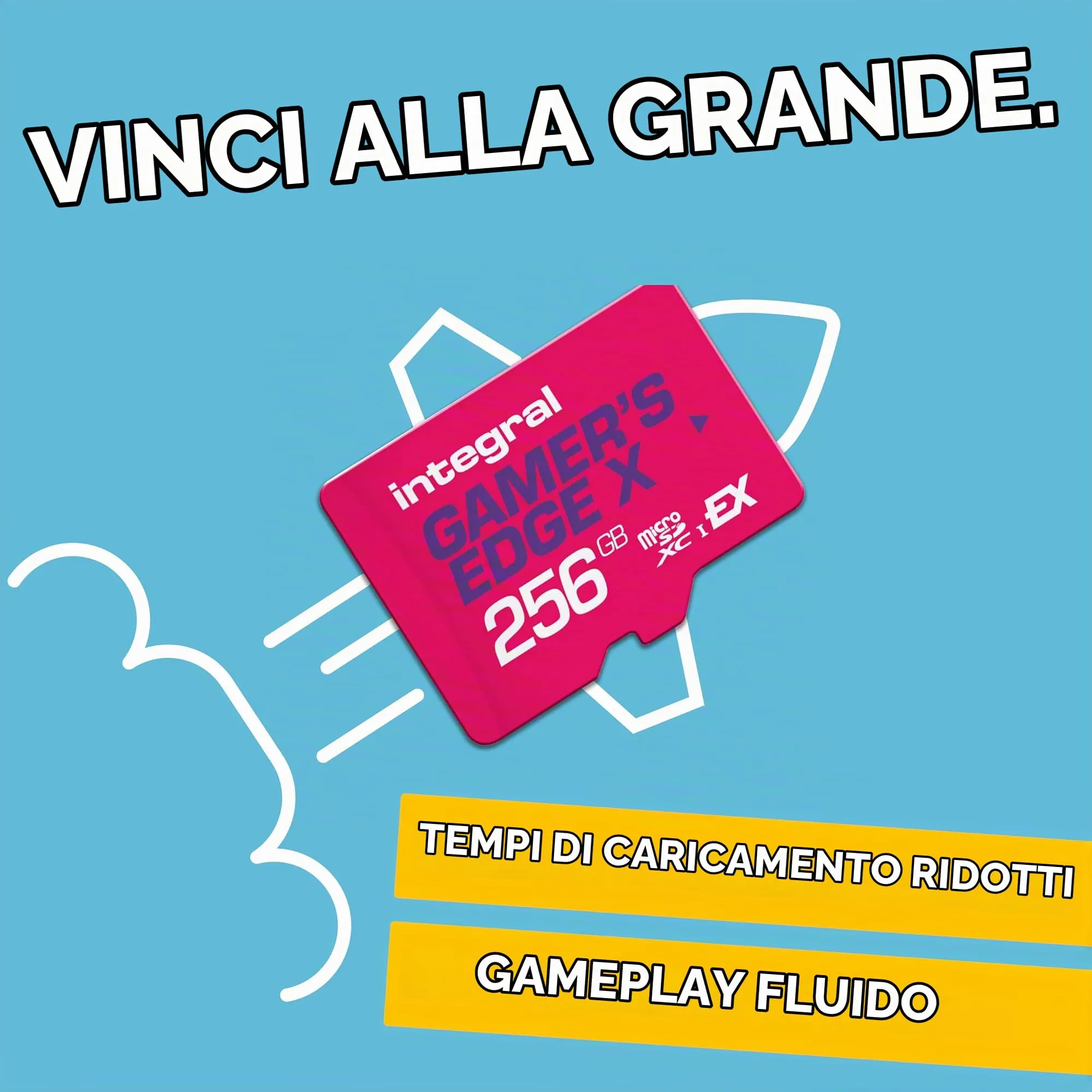 Integral Edge X Micro SD Express 256GB per Nintendo Switch 2, PCIe NVMe, A2 - immagine 4