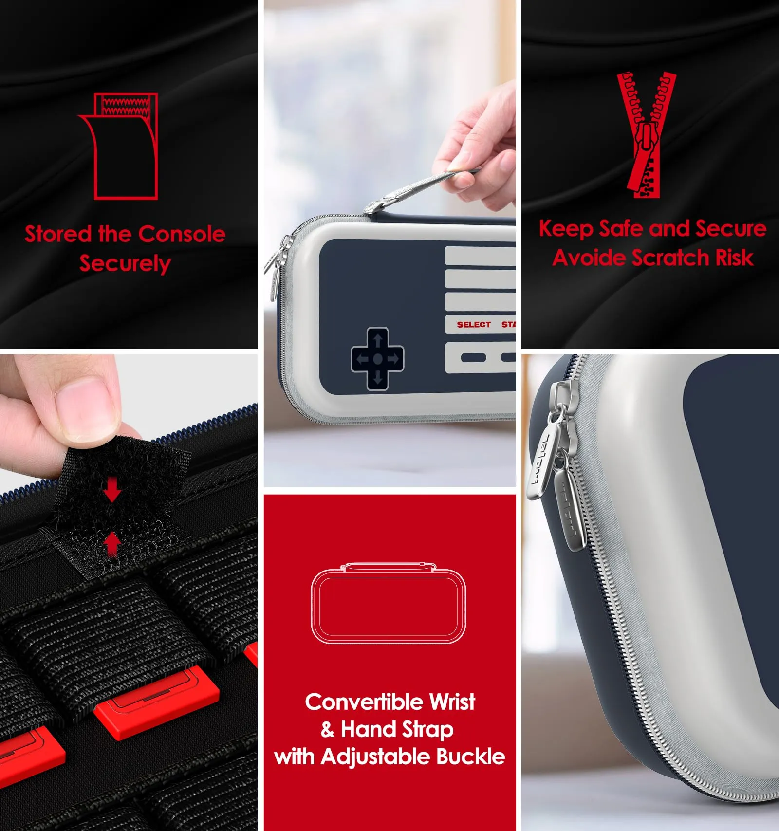 iVoler RetroShell N3S Custodia Rigida per Nintendo Switch 2 (2025) con Slot per 12 Giochi - immagine 6