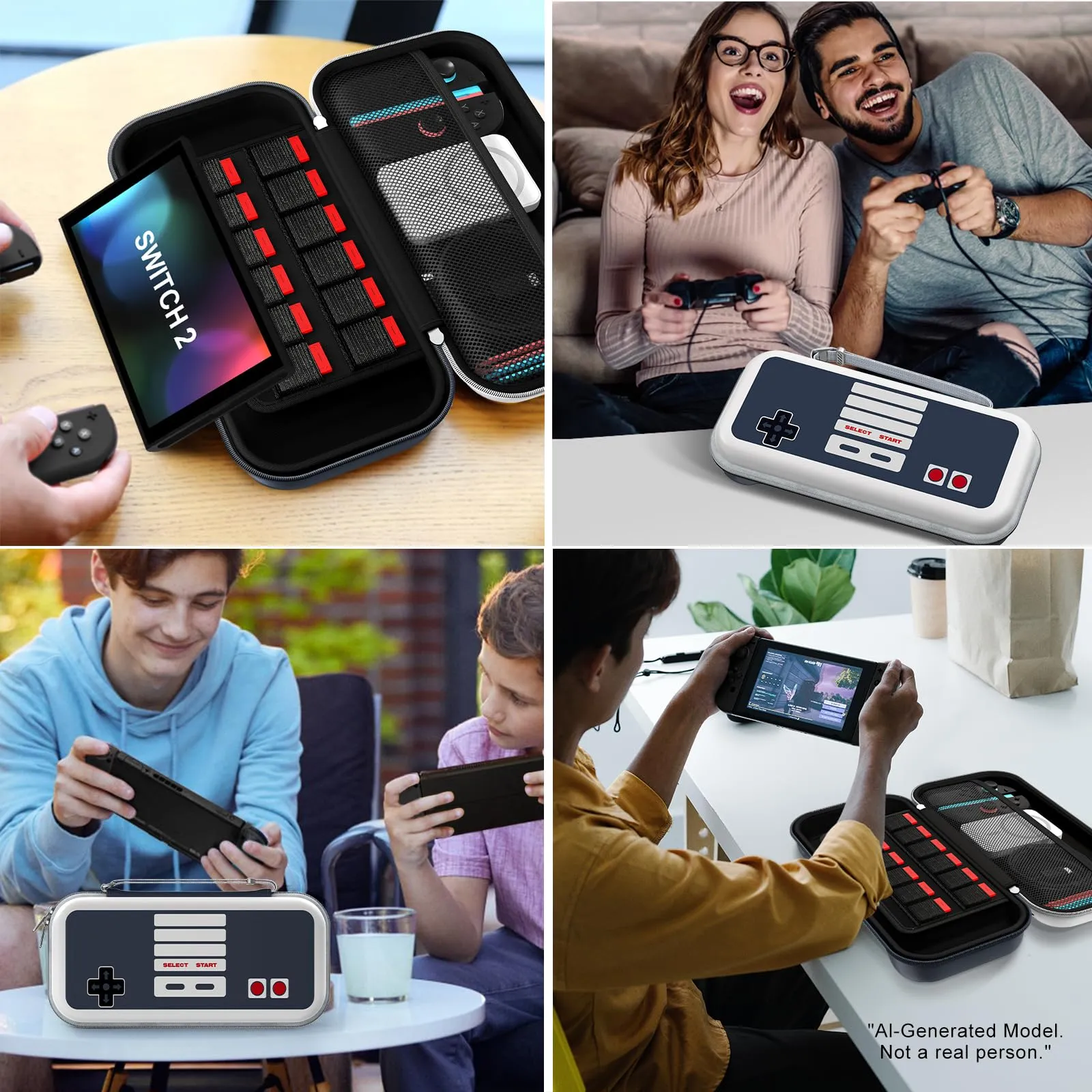 iVoler RetroShell N3S Custodia Rigida per Nintendo Switch 2 (2025) con Slot per 12 Giochi - immagine 7