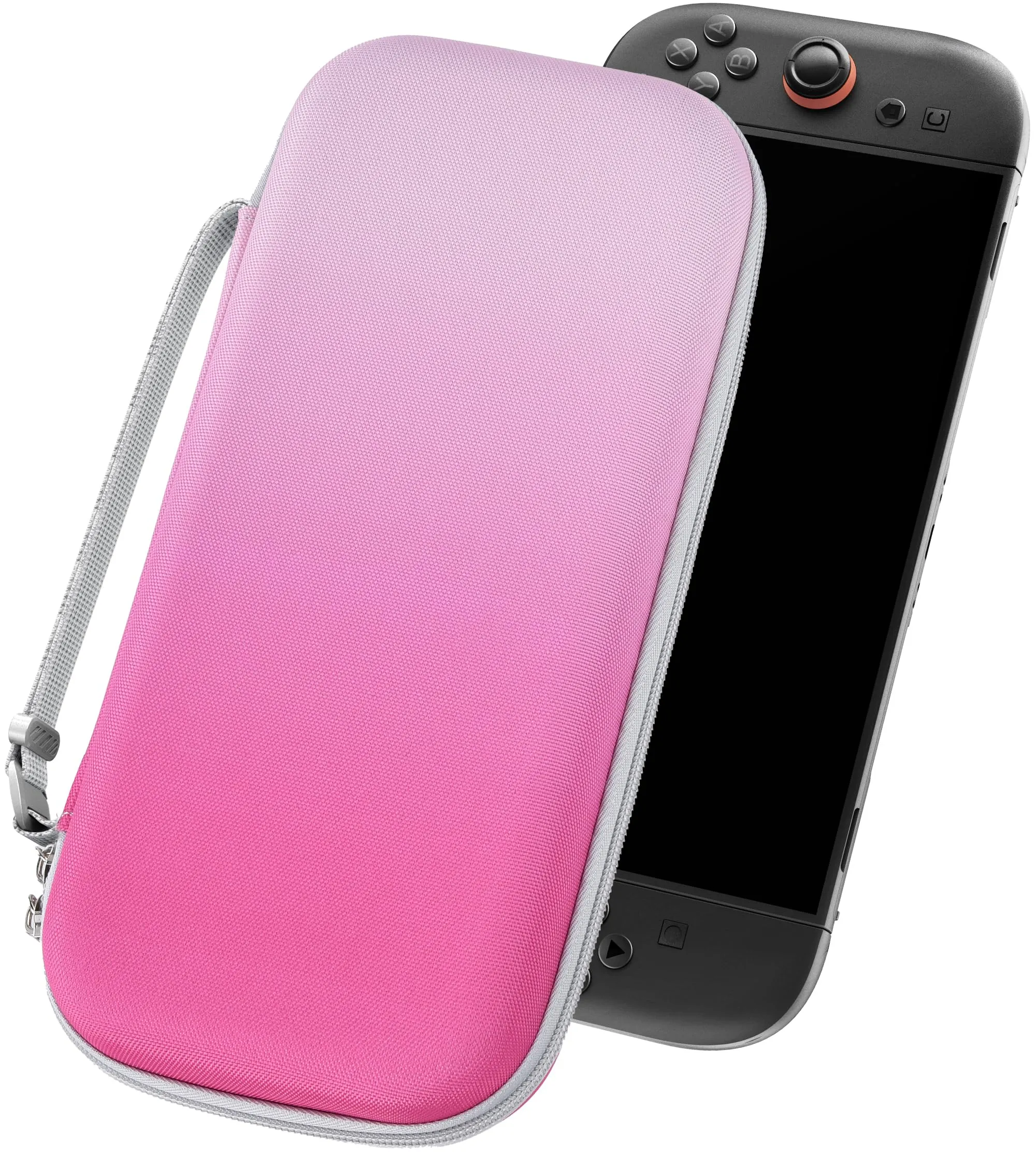 iVoler Custodia Rigida per Nintendo Switch 2 (2025) con Slot per 12 Giochi - Rosa Sfumato - immagine 1