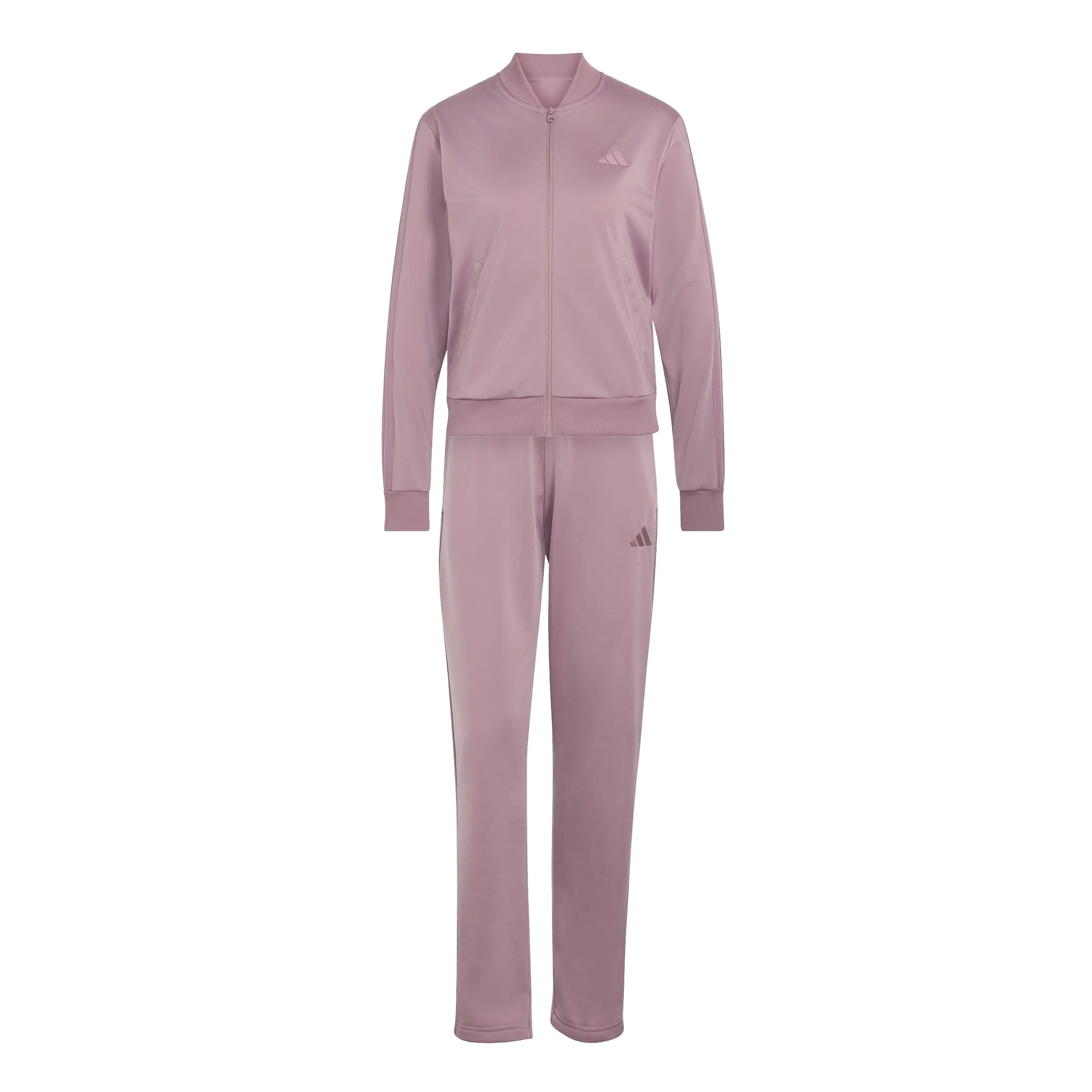 adidas Donna Essentials 3-Stripes Track Suit, Magic Mauve, M - immagine 1