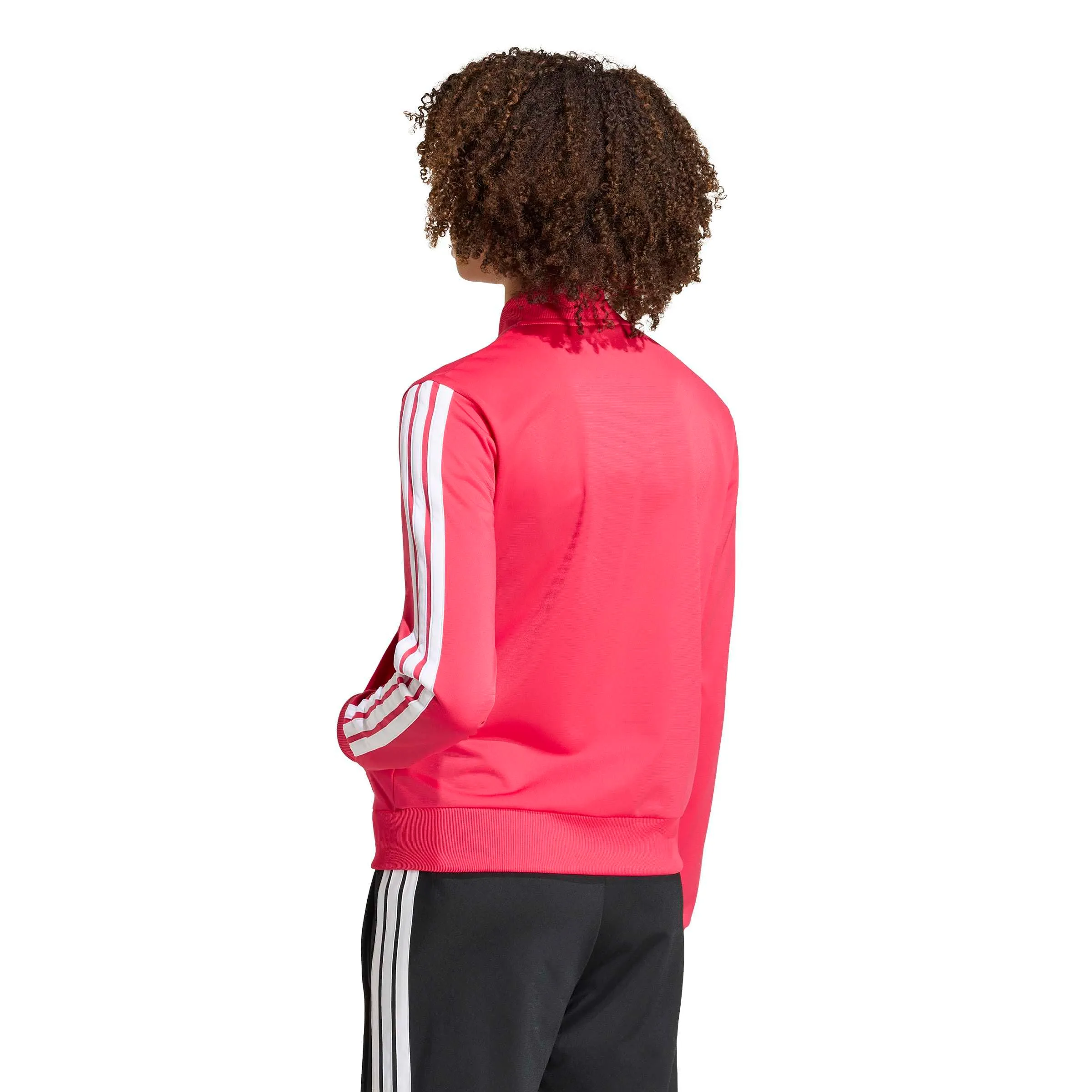adidas Donna Essentials 3-Stripes Track Suit, Power Pink, XS - immagine 2