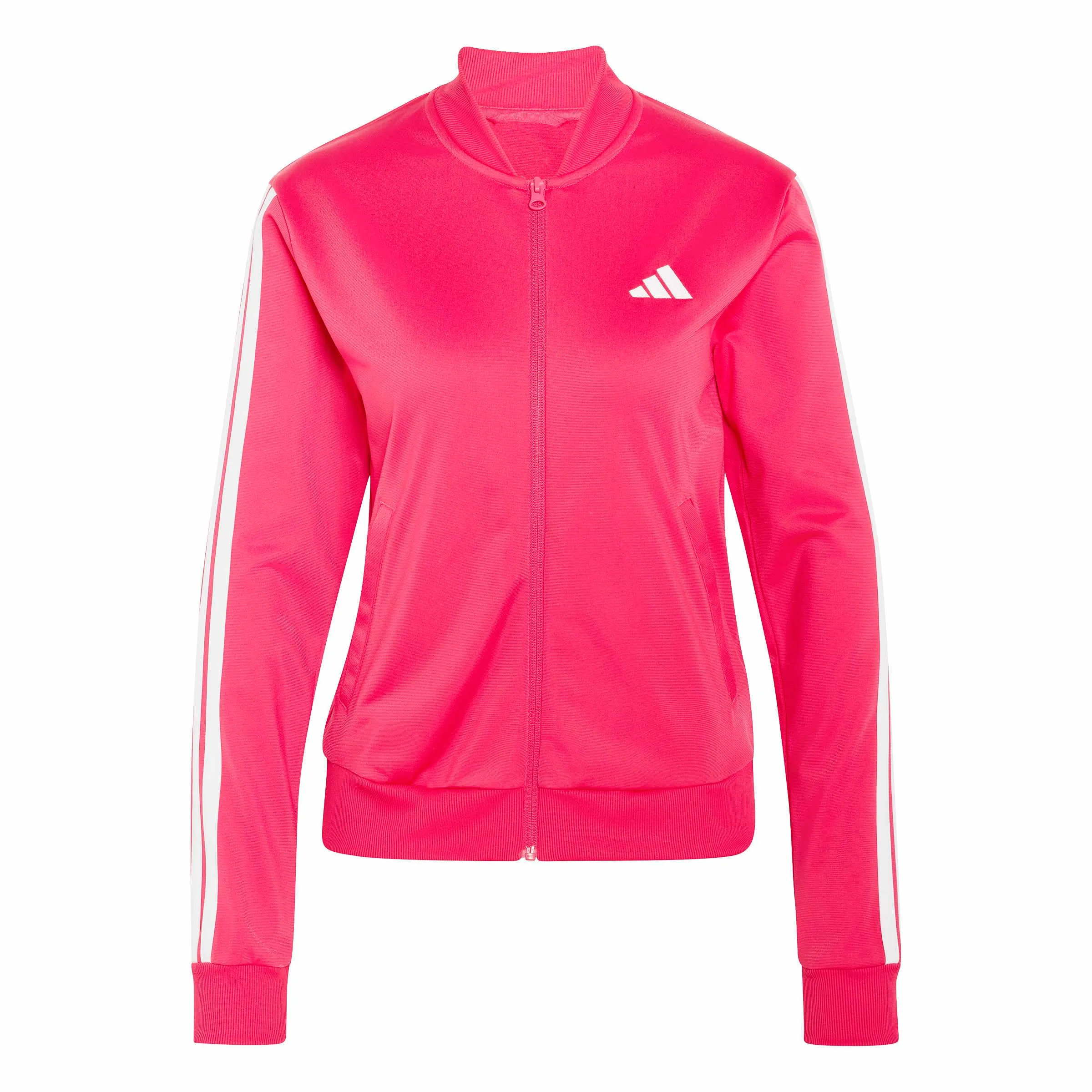 adidas Donna Essentials 3-Stripes Track Suit, Power Pink, M - immagine 1