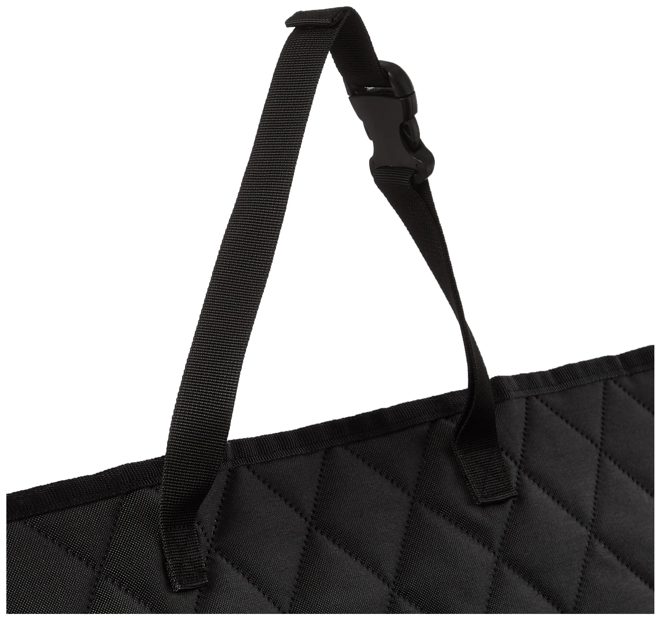 Amazon Basics Coprisedile per auto stile amaca trapuntato resistente all'acqua, 147,3 x 137,2 cm, Nero - immagine 6