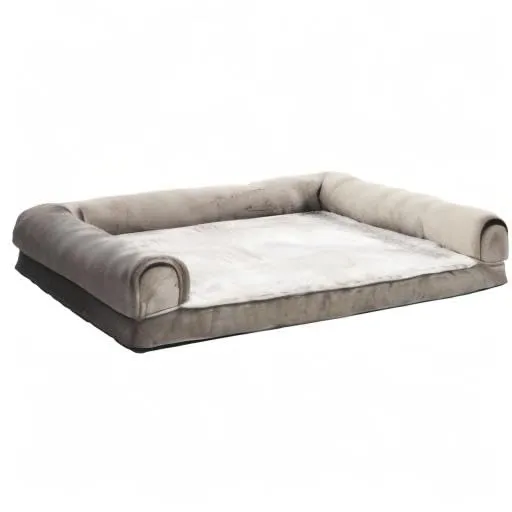 Amazon Basics Cuccia per cani stile divano in schiuma sfoderabile, Taupe, 91 x 69 x 17 cm - immagine 8