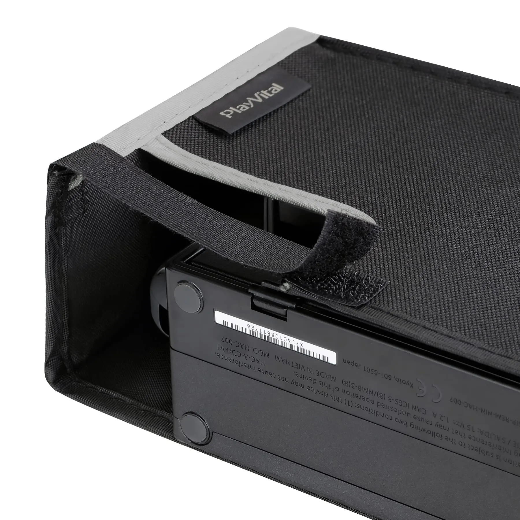 playvital Cover Antipolvere per Nintendo Switch e Switch OLED, Nero e Grigio - immagine 6