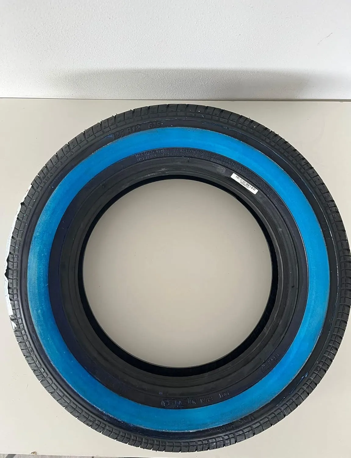 Vee Rubber Kit 4 Pneumatici 125 R12 63S SR12 Fascia Bianca 28mm con 4 Camere d'Aria per Fiat 500 Epoca - immagine 3