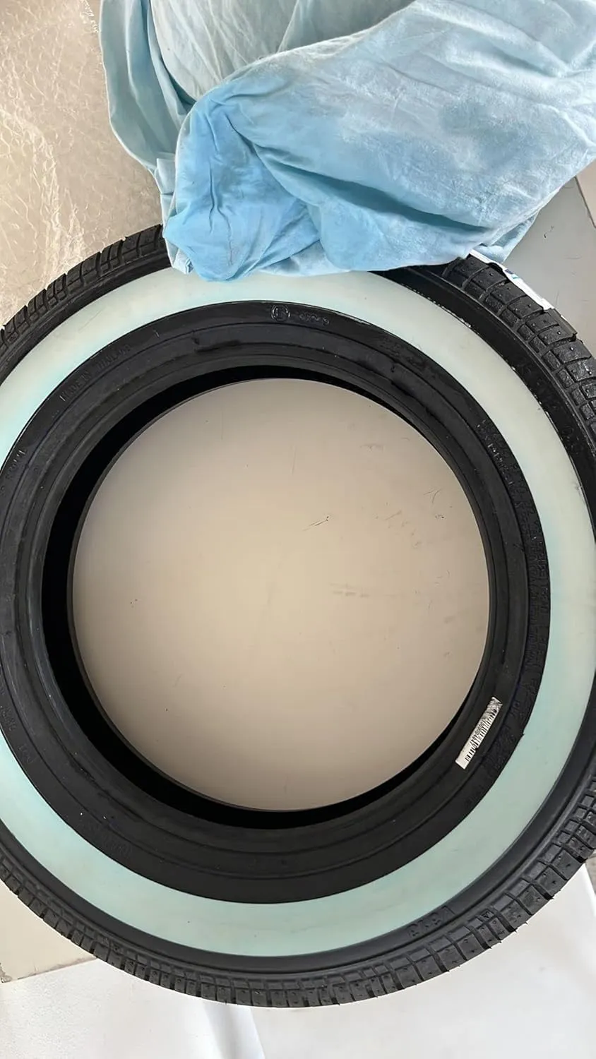 Vee Rubber Kit 4 Pneumatici 125 R12 63S SR12 Fascia Bianca 28mm con 4 Camere d'Aria per Fiat 500 Epoca - immagine 4