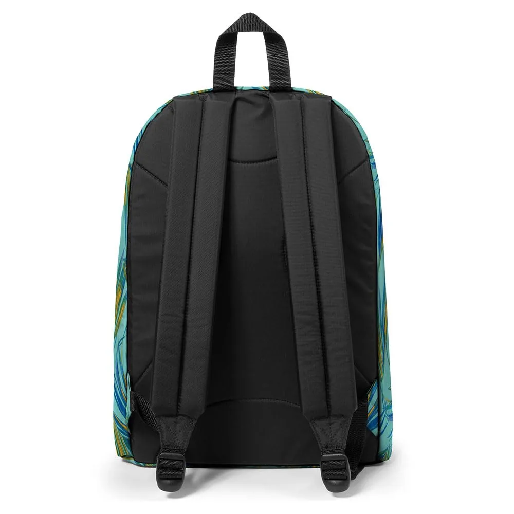 Eastpak Out of Office Zaino 27L, Scomparto Laptop 13–15”, Brize Palm Aqua - immagine 2