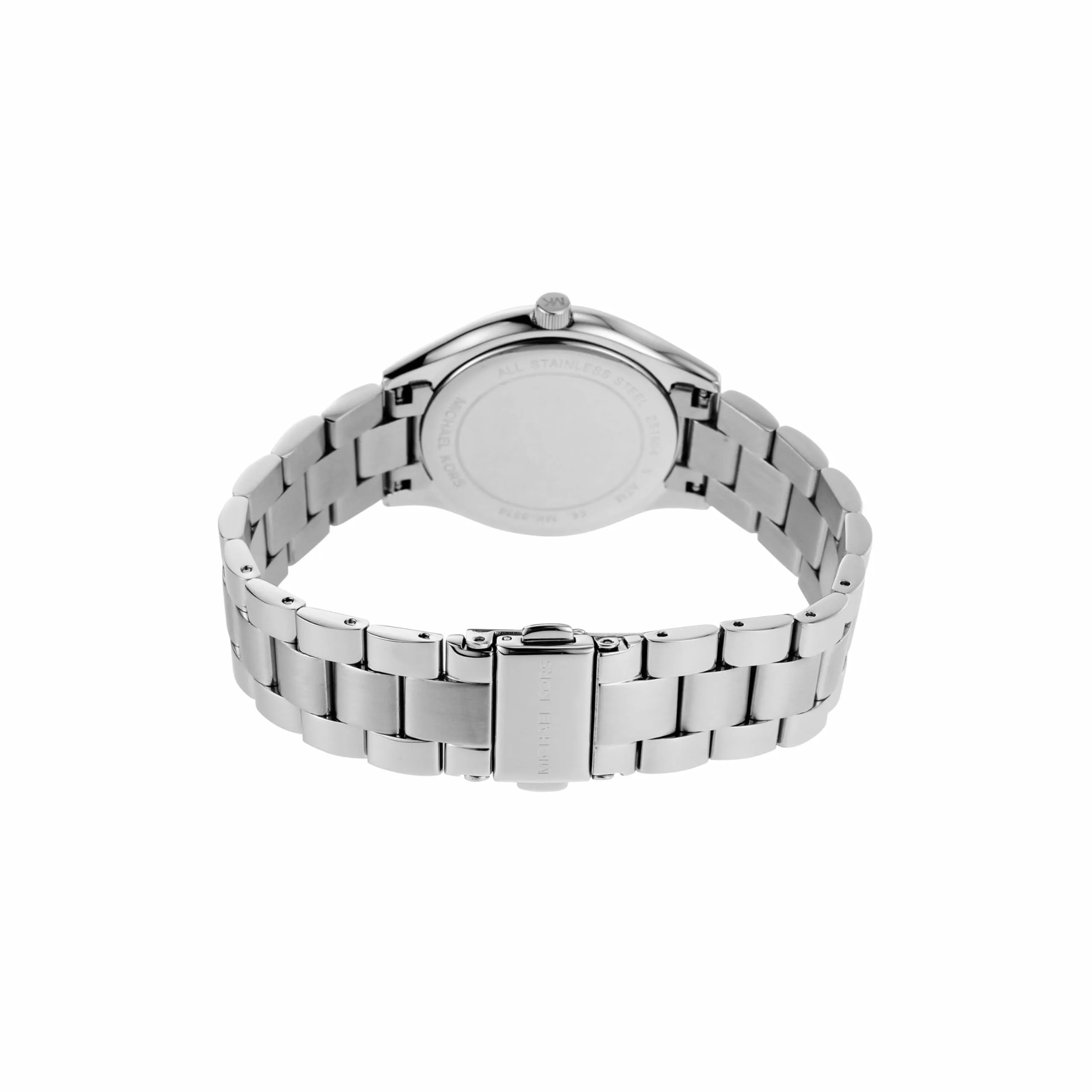 Michael Kors Slim Runway Orologio da Donna MK3514, 33 mm, Acciaio Inossidabile, Argento e Oro Rosa - immagine 3