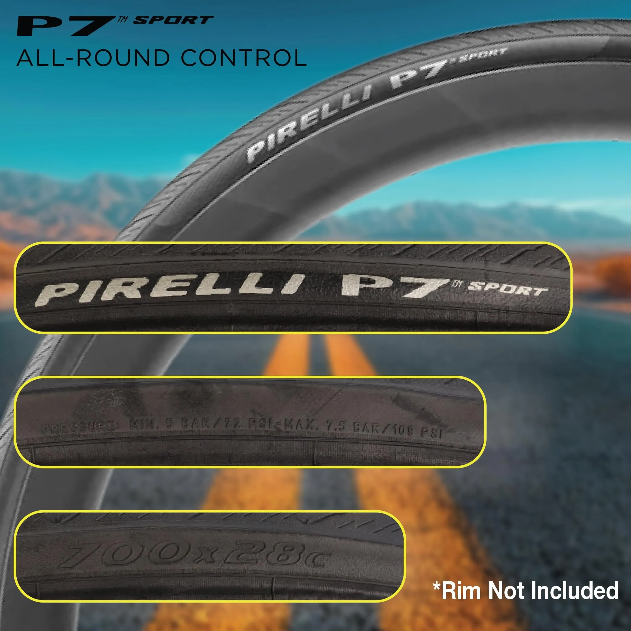 Pirelli Road Racing Tire 28-622 Black - immagine 2