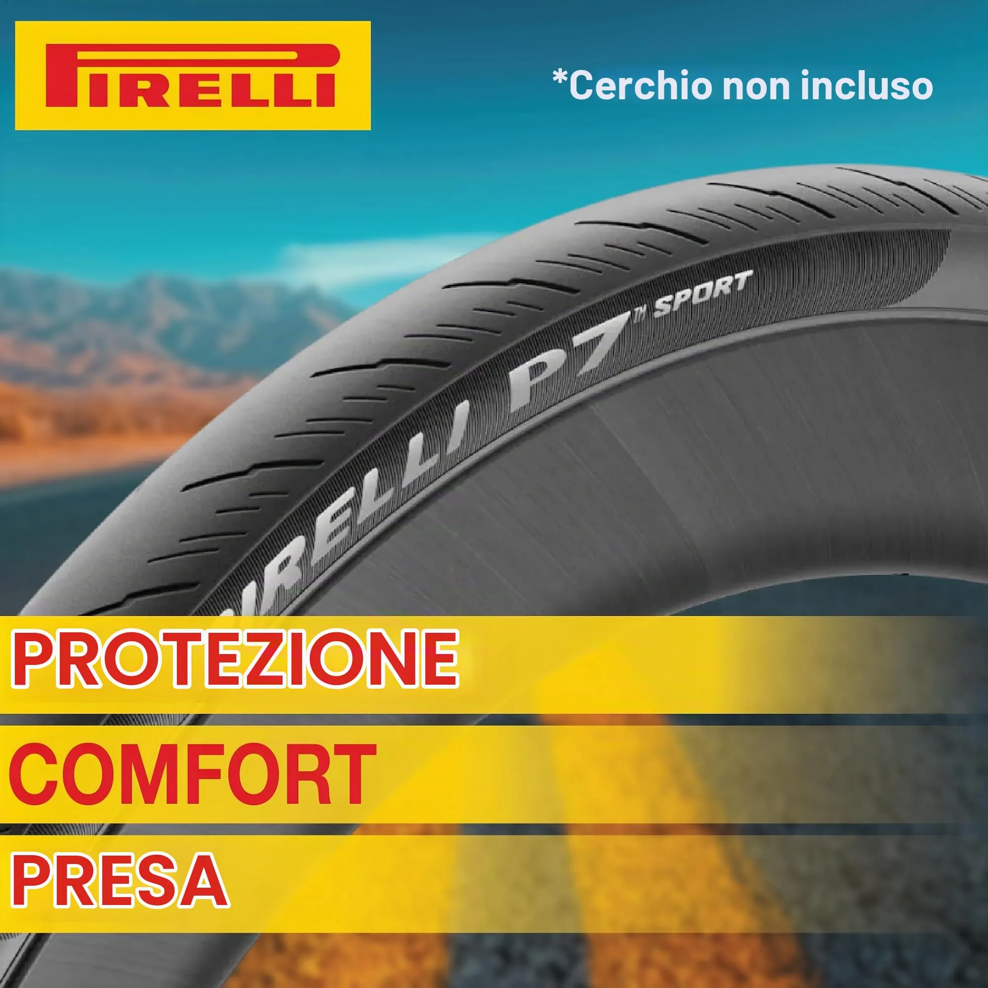 Pirelli P7 Sport, Nero, 26 - 622 - immagine 5