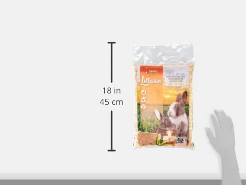 Croci Lettosan Lettiera Vegetale per Roditori e Conigli, 4 Litri - immagine 3