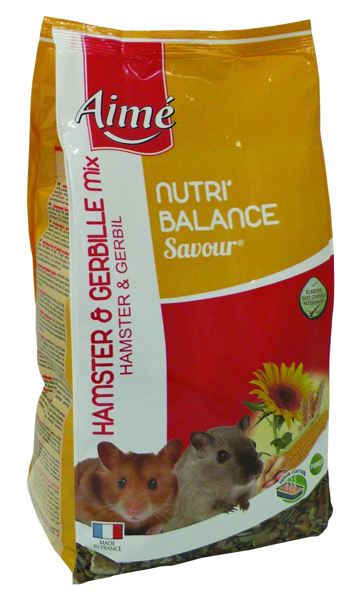 Aimé Nutri'Balance Savour Mix Cibo per Criceti e Gerbilli, 900g - immagine 2