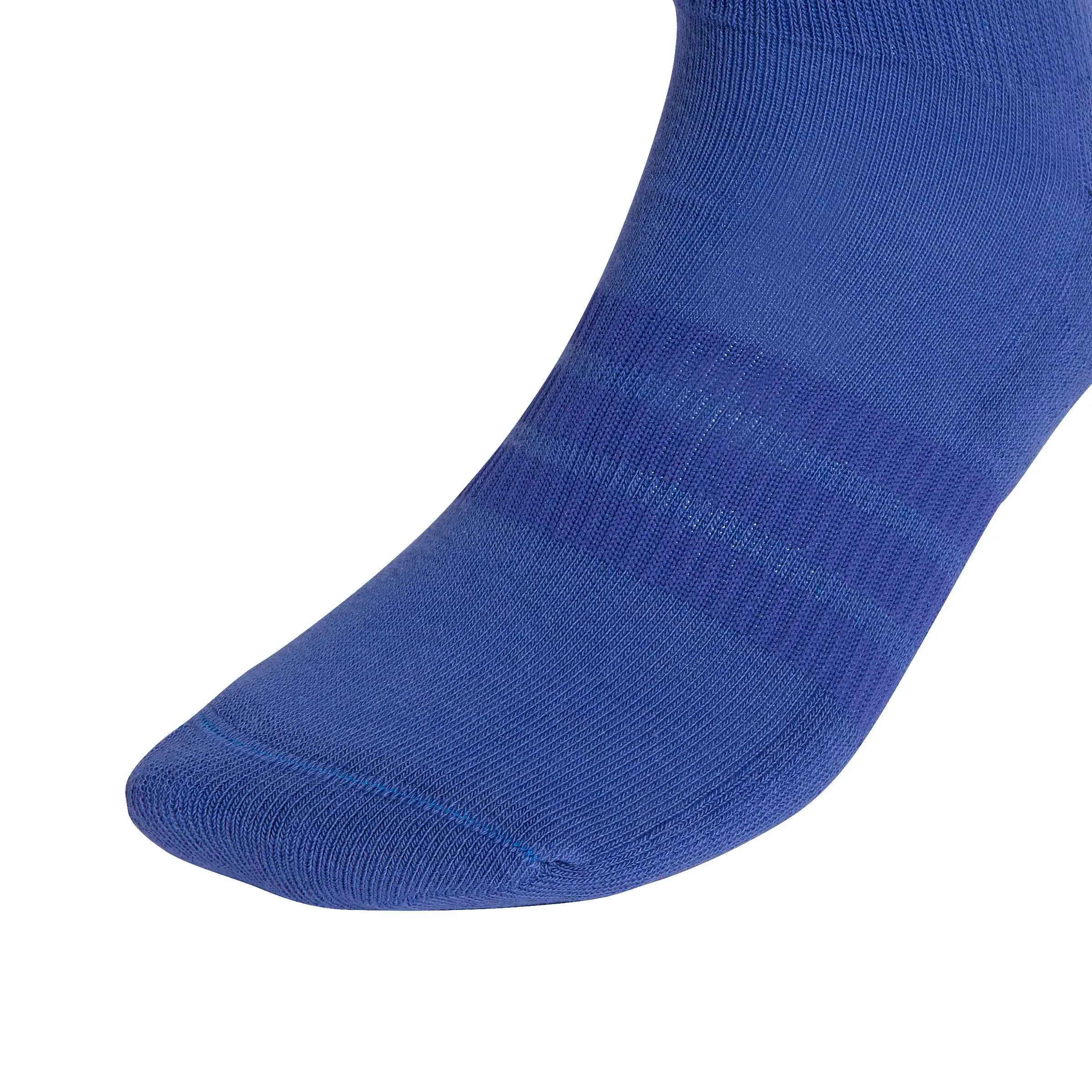 adidas Cushioned Sportswear Crew Socks, 3 Pair Pack, Dual Indigo/Dark Grey Heather/Dark Blue/White, XL - immagine 4